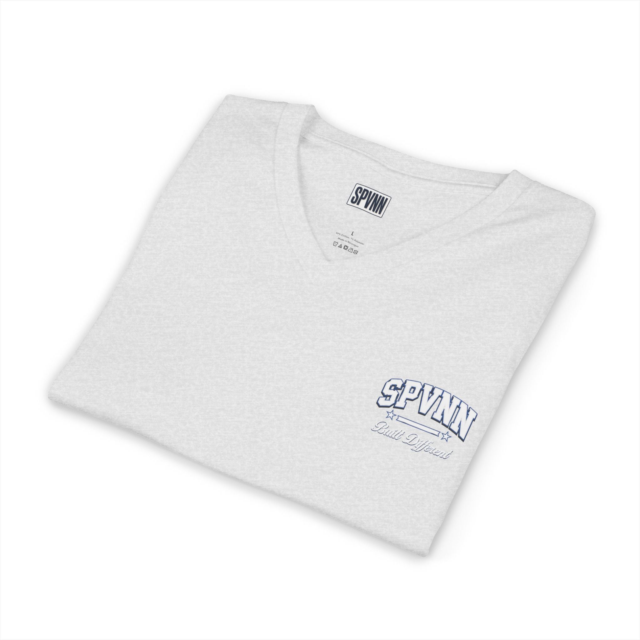 V-Neck Tee - "Self-Made Millionaire" Motivational Graphic T-Shirt