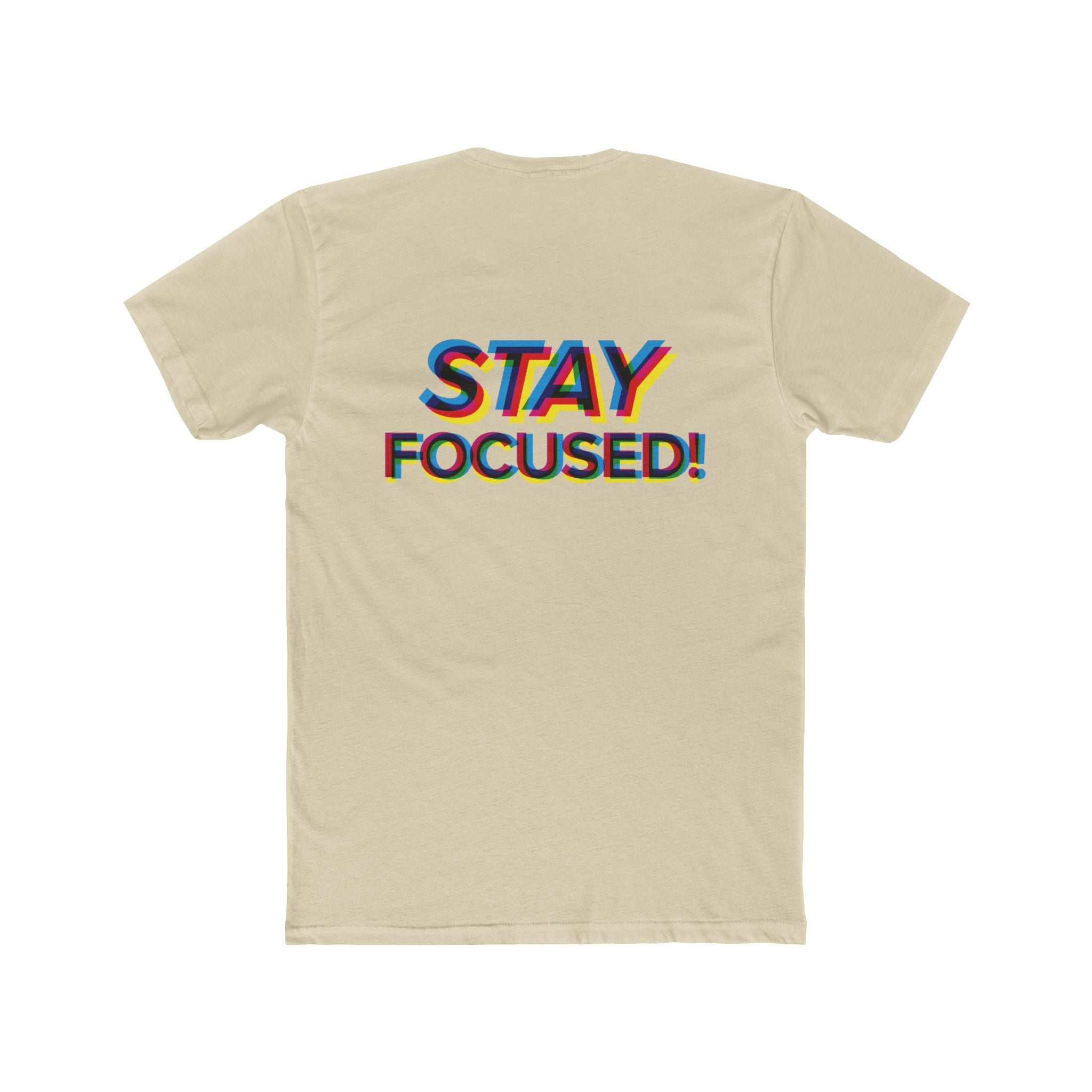 Stay Focused Tee — Retro Graphic Portrait Shirt