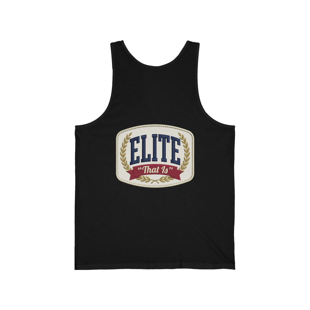 Elite "Built Different" Tank Top — Retro Athletic Graphic Muscle Tank