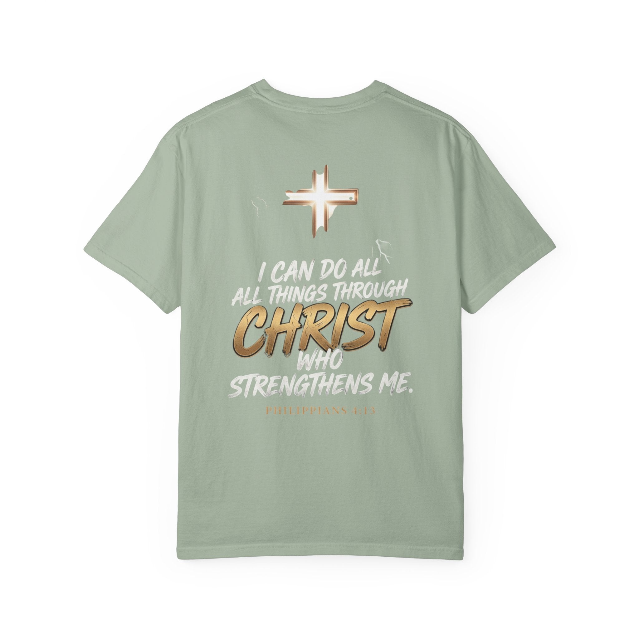 Christian 'Overcome' Graphic T-Shirt — Philippians Faith Tee