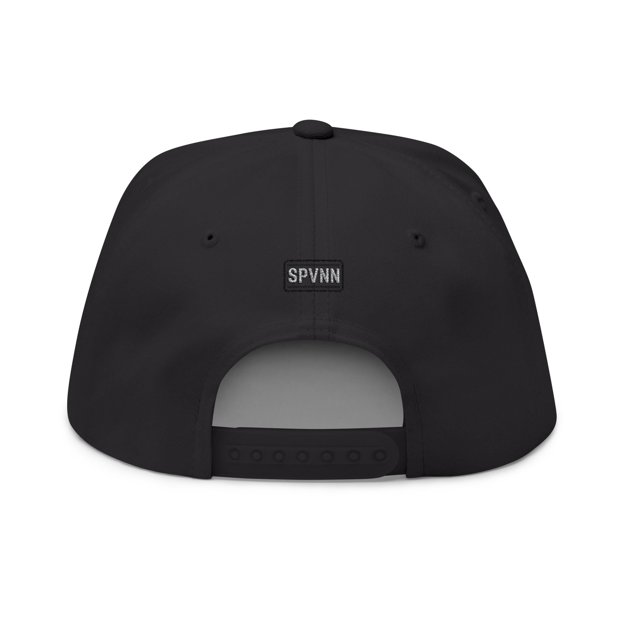Embroidered Flat Bill Cap - "Presence in Motion" Eye Patch Design