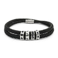 Leather Bead Bracelet