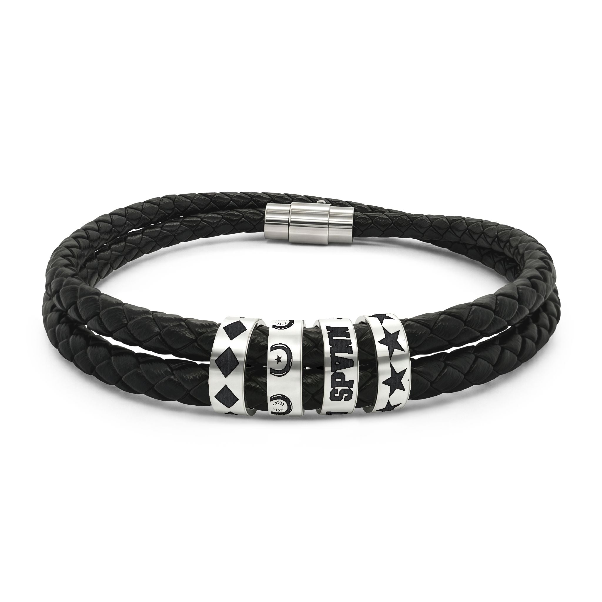 Leather Bead Bracelet