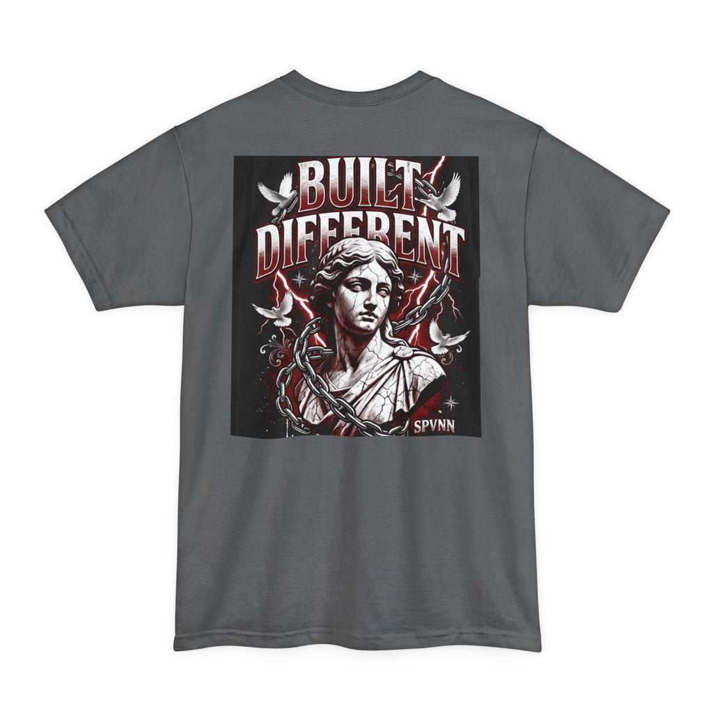 SPVNN Built Different Statue Graphic Tee — Vintage Gothic Streetwear