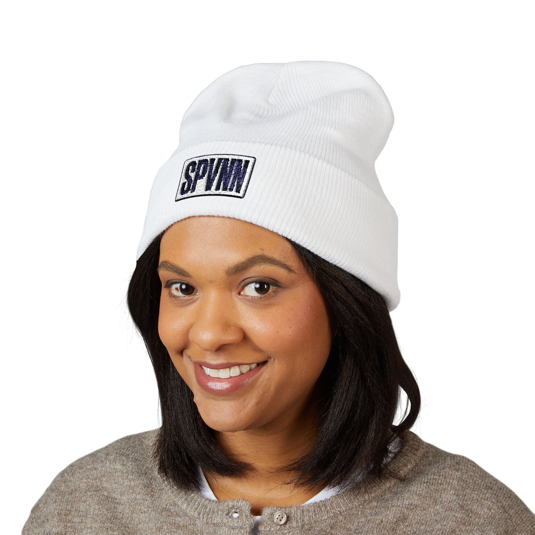 SPVNN Classic Cuffed Beanie — Embroidered Logo Knit Hat