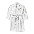 Embroidered Terry Shawl Robe — Luxe Spa Bathrobe with Monogram Accent