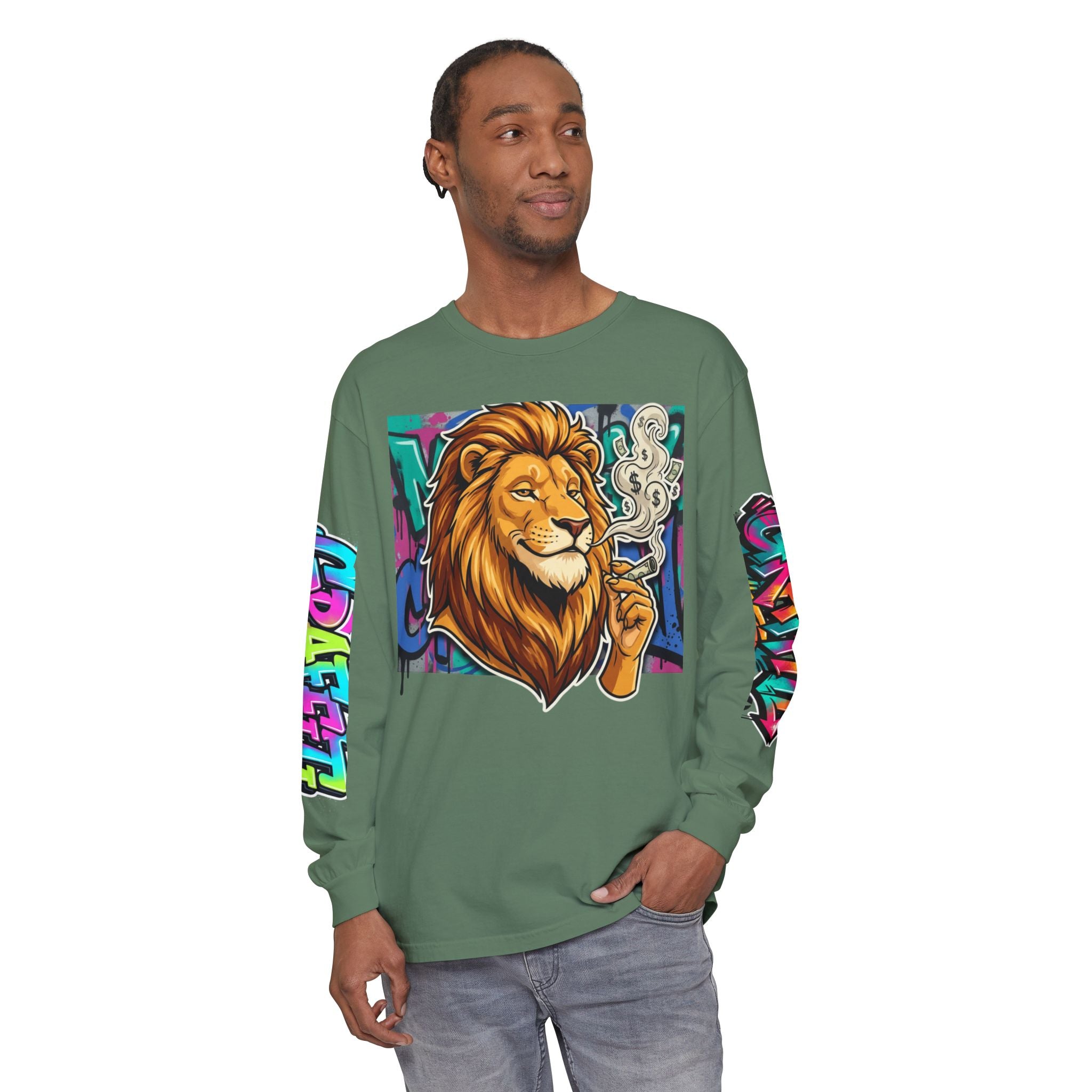 SPVNN Lion Graffiti Long Sleeve — King City Streetwear Tee