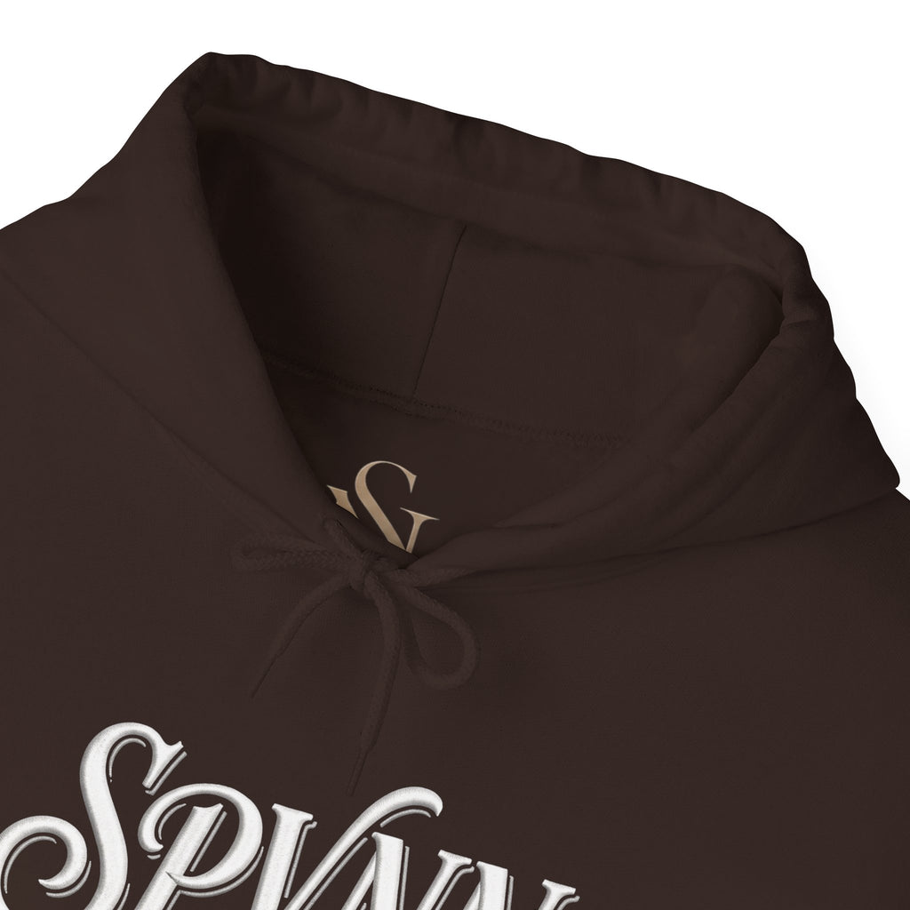 Presence in Motion Hoodie - Minimal Monogram Pullover