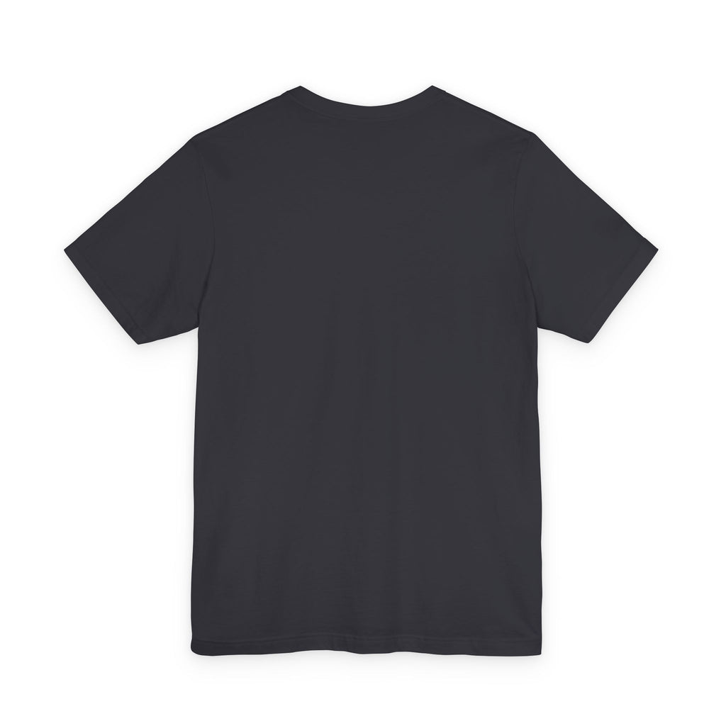 T-Shirt — Minimal Tiny Rose Chest Graphic, Casual Everyday Tee