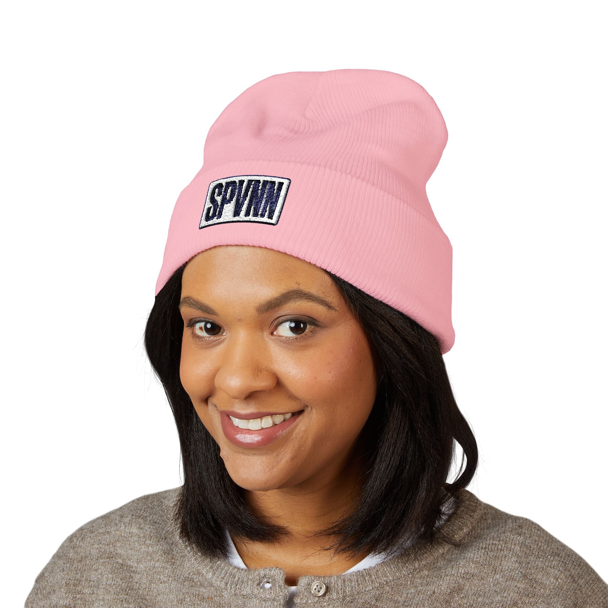 SPVNN Classic Cuffed Beanie — Embroidered Logo Knit Hat