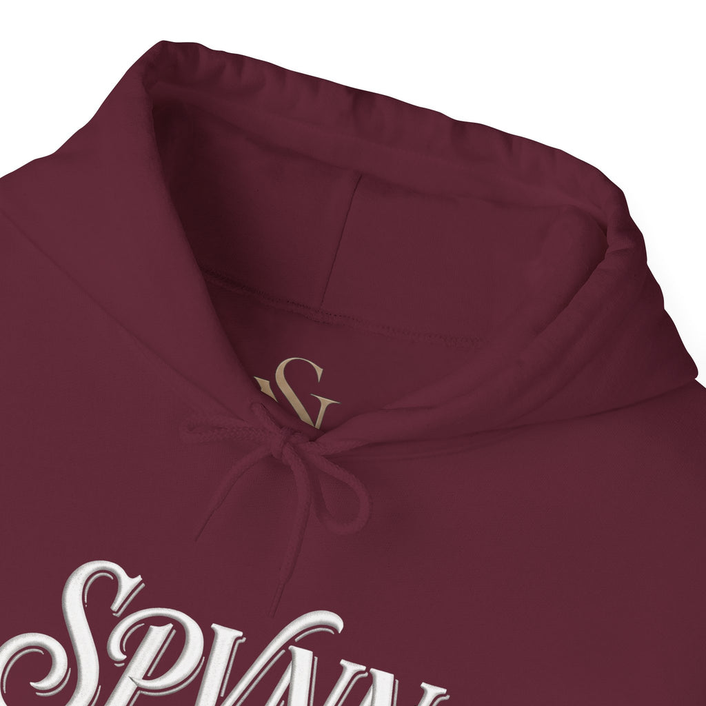 Presence in Motion Hoodie - Minimal Monogram Pullover