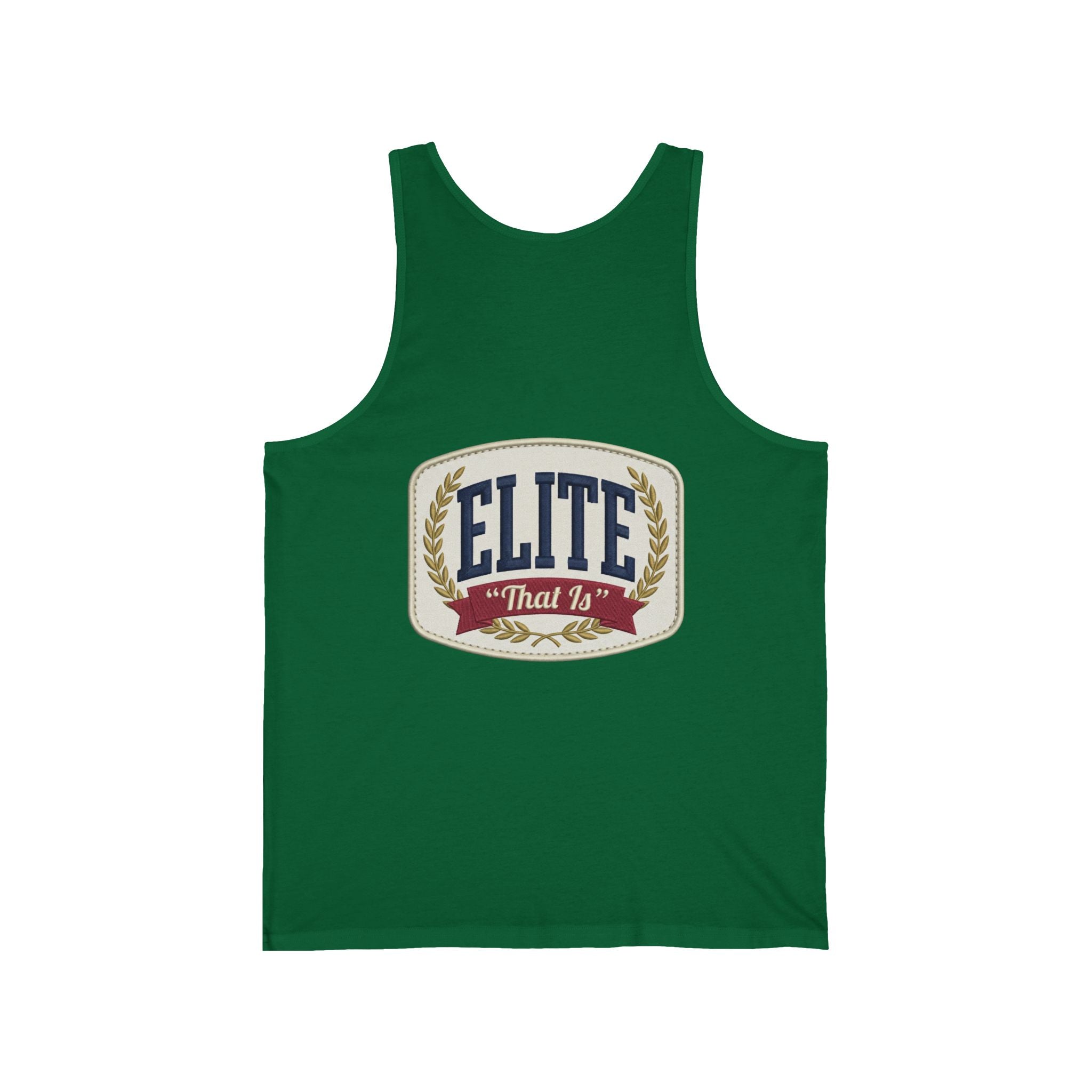 Elite "Built Different" Tank Top — Retro Athletic Graphic Muscle Tank
