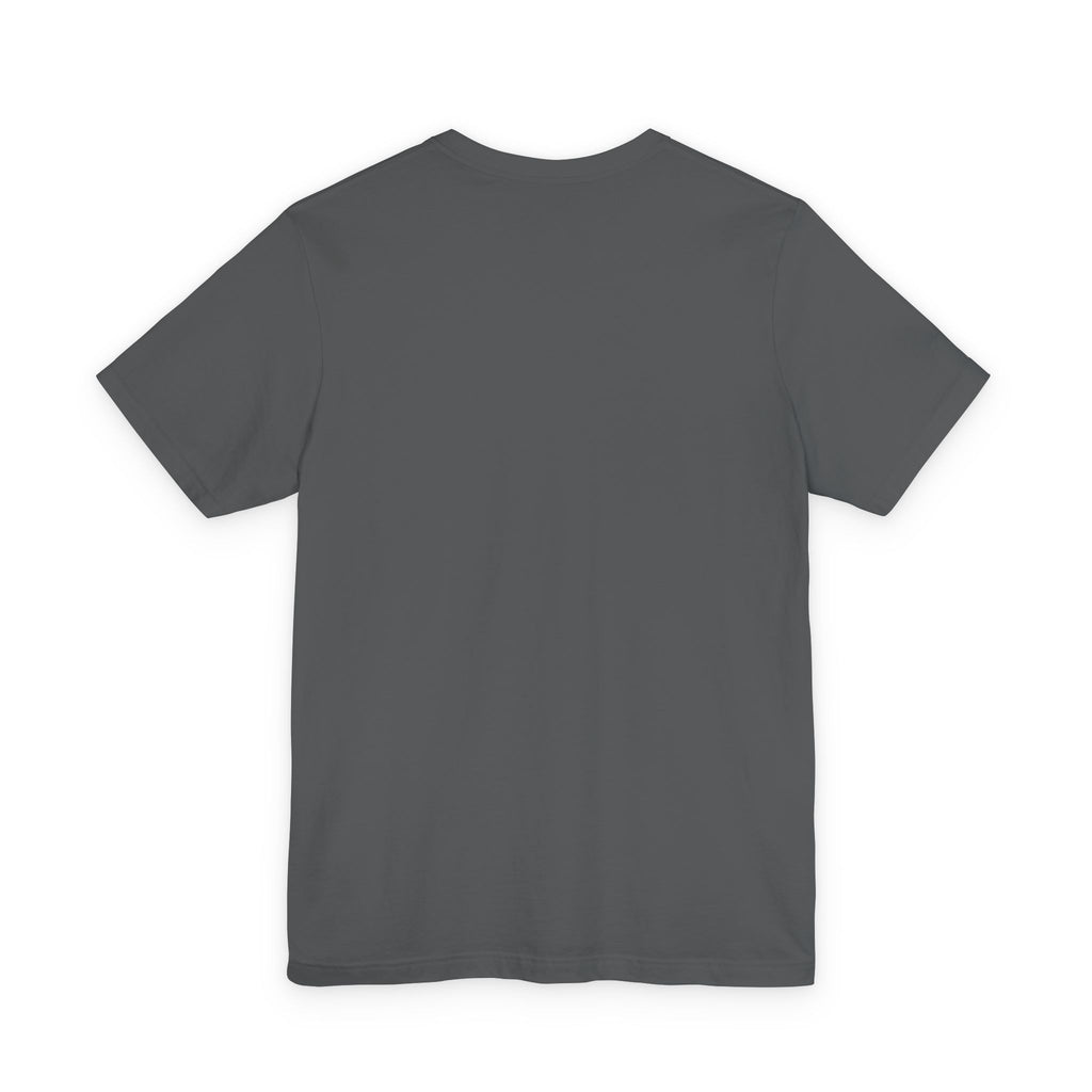T-Shirt — Minimal Tiny Rose Chest Graphic, Casual Everyday Tee