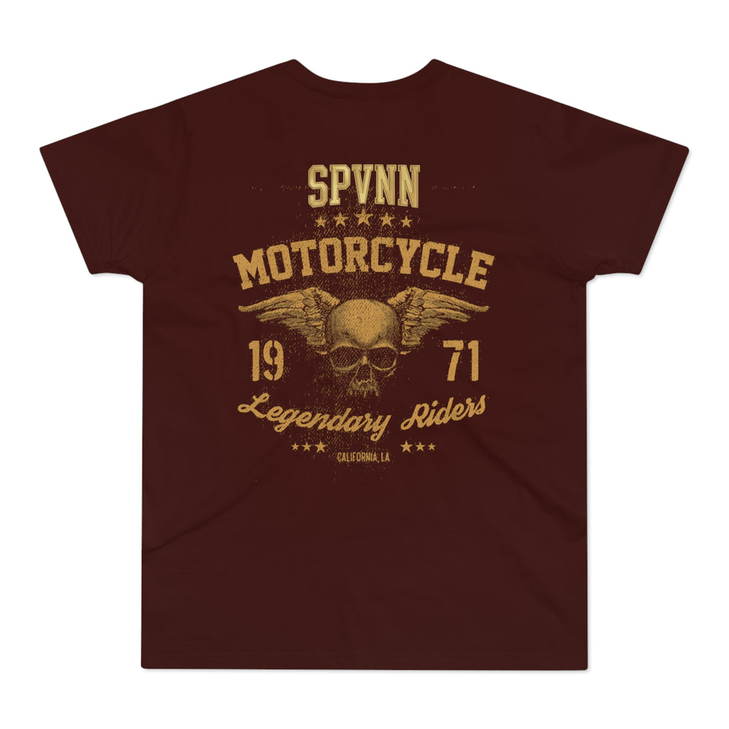Motorcycle Skull T-Shirt — Vintage Biker Graphic Tee