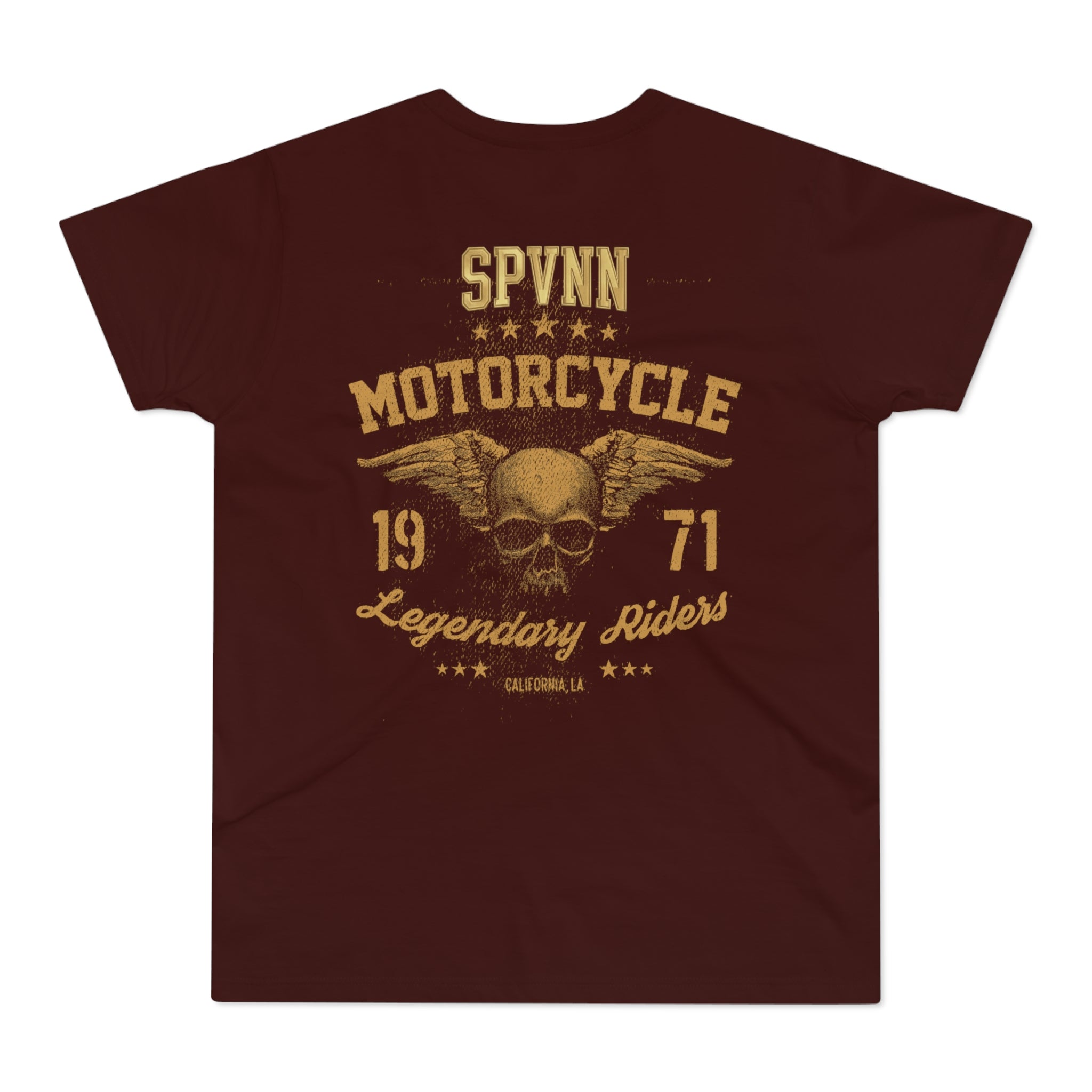Motorcycle Skull T-Shirt — Vintage Biker Graphic Tee