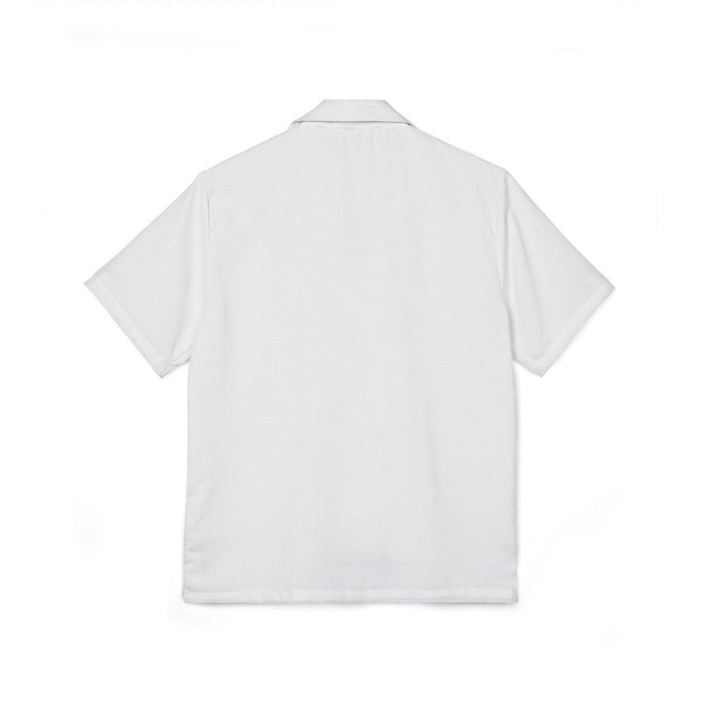 Luxury Crest Hawaiian Camp Shirt — Monogram L & N Short Sleeve Button-Up