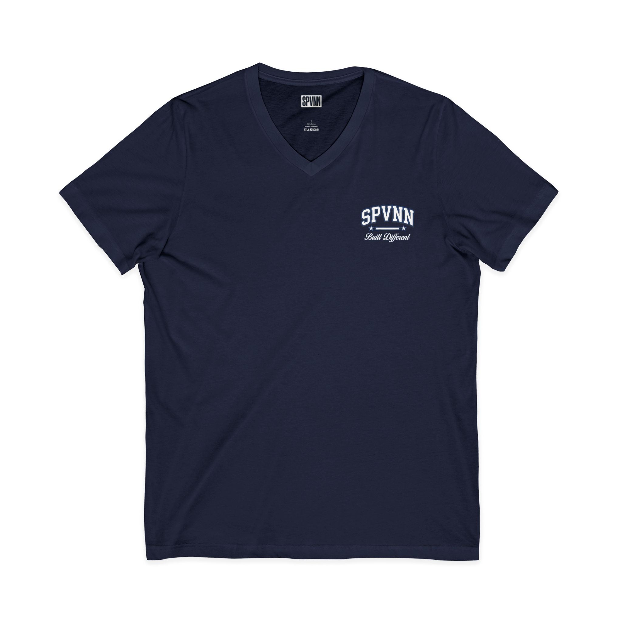 V-Neck Tee - "Self-Made Millionaire" Motivational