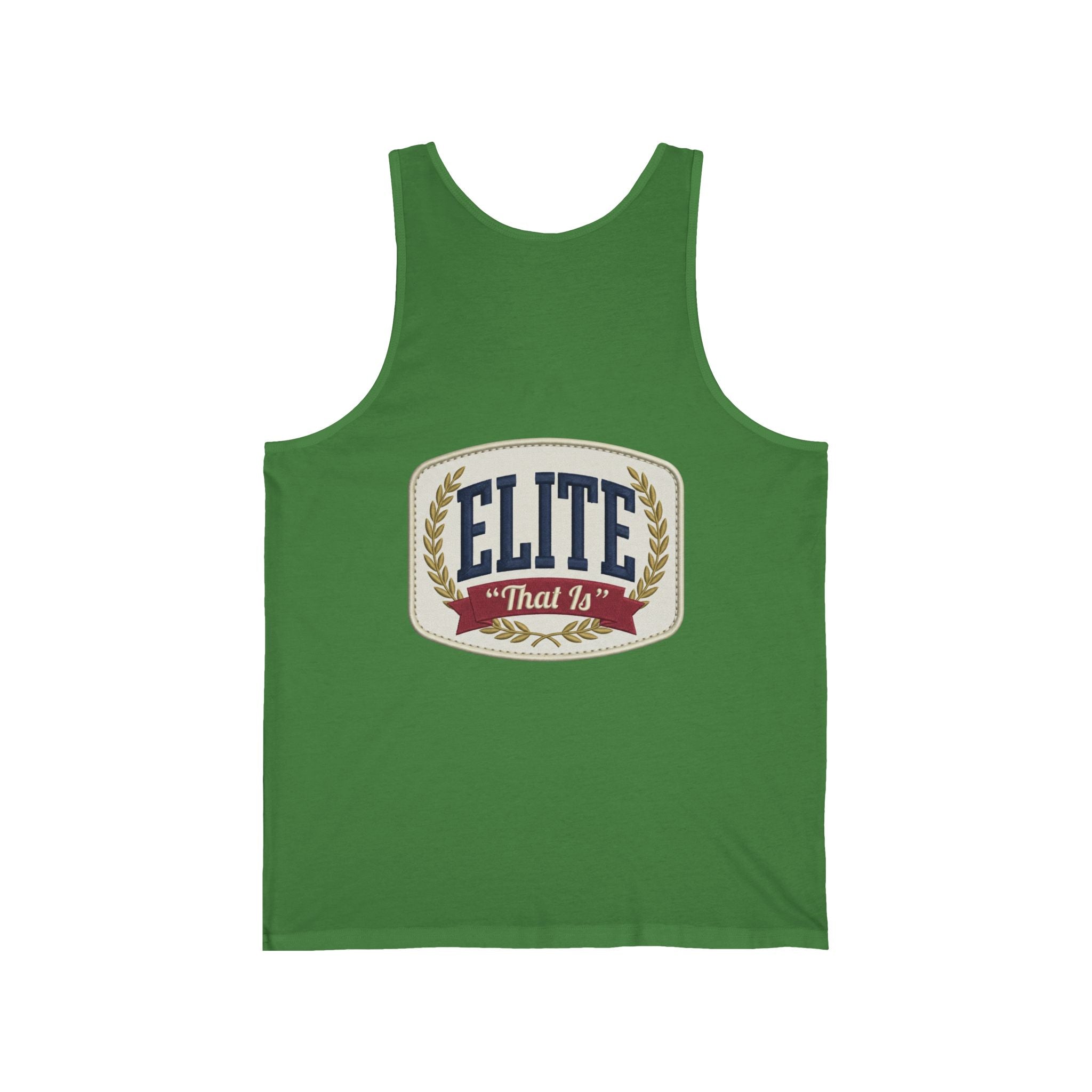 Elite "Built Different" Tank Top — Retro Athletic Graphic Muscle Tank