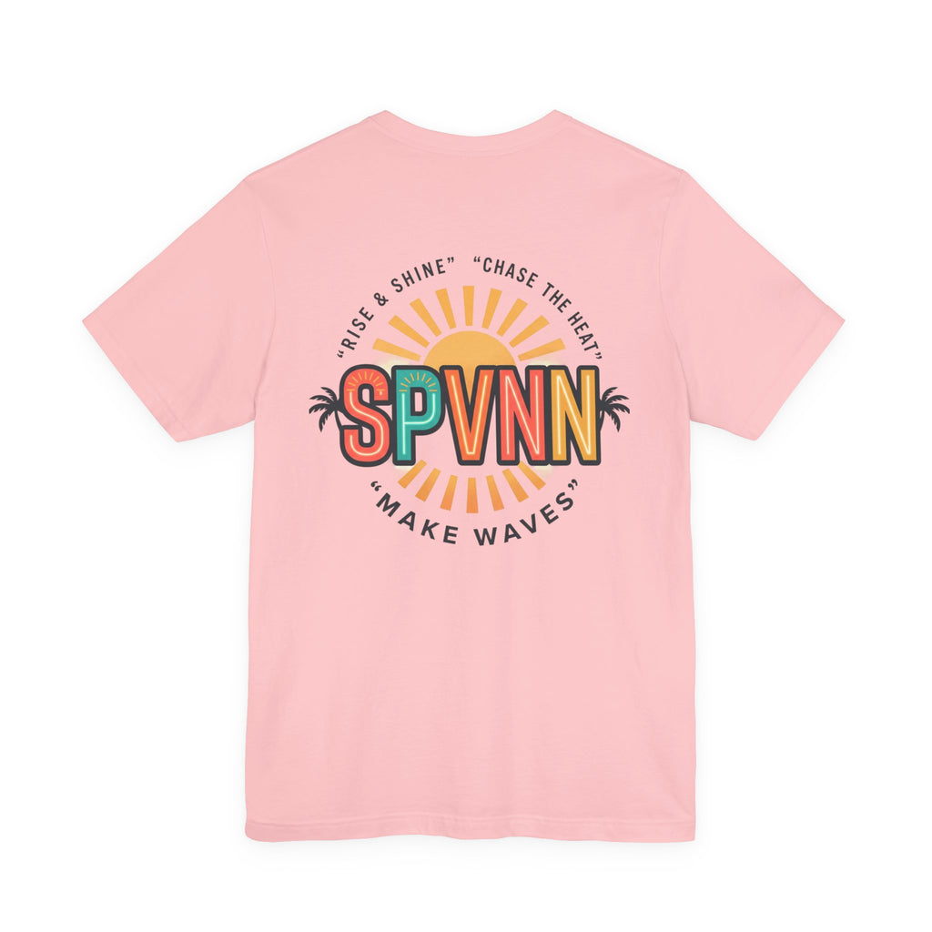 SPVNN Make Waves Graphic Tee — Retro Sunset Surf T-Shirt