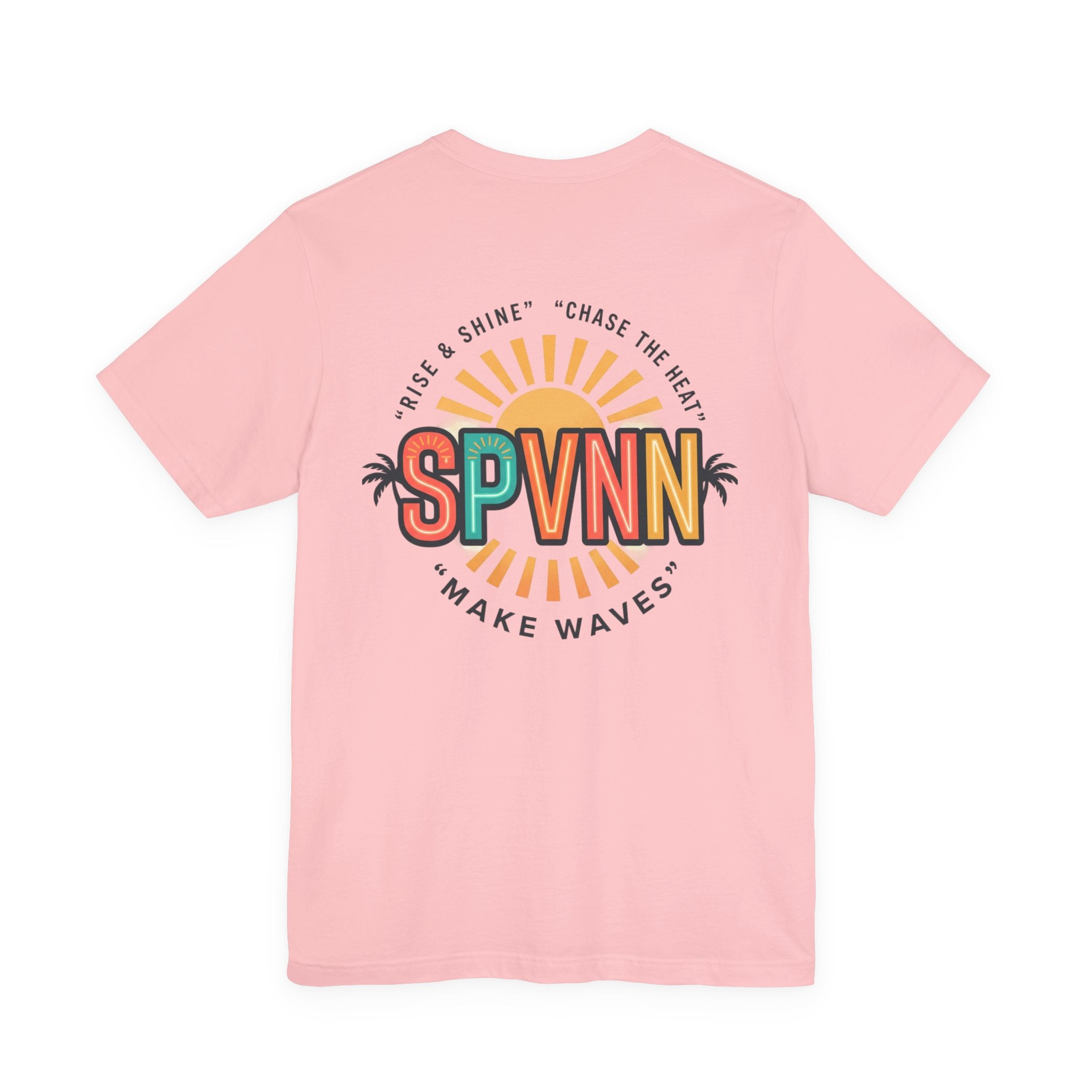 SPVNN Make Waves Graphic Tee — Retro Sunset Surf T-Shirt