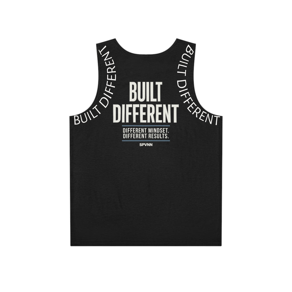 SPVNN Built Different Tank Top – Lightweight Streetwear Graphic – Men's S–3XL