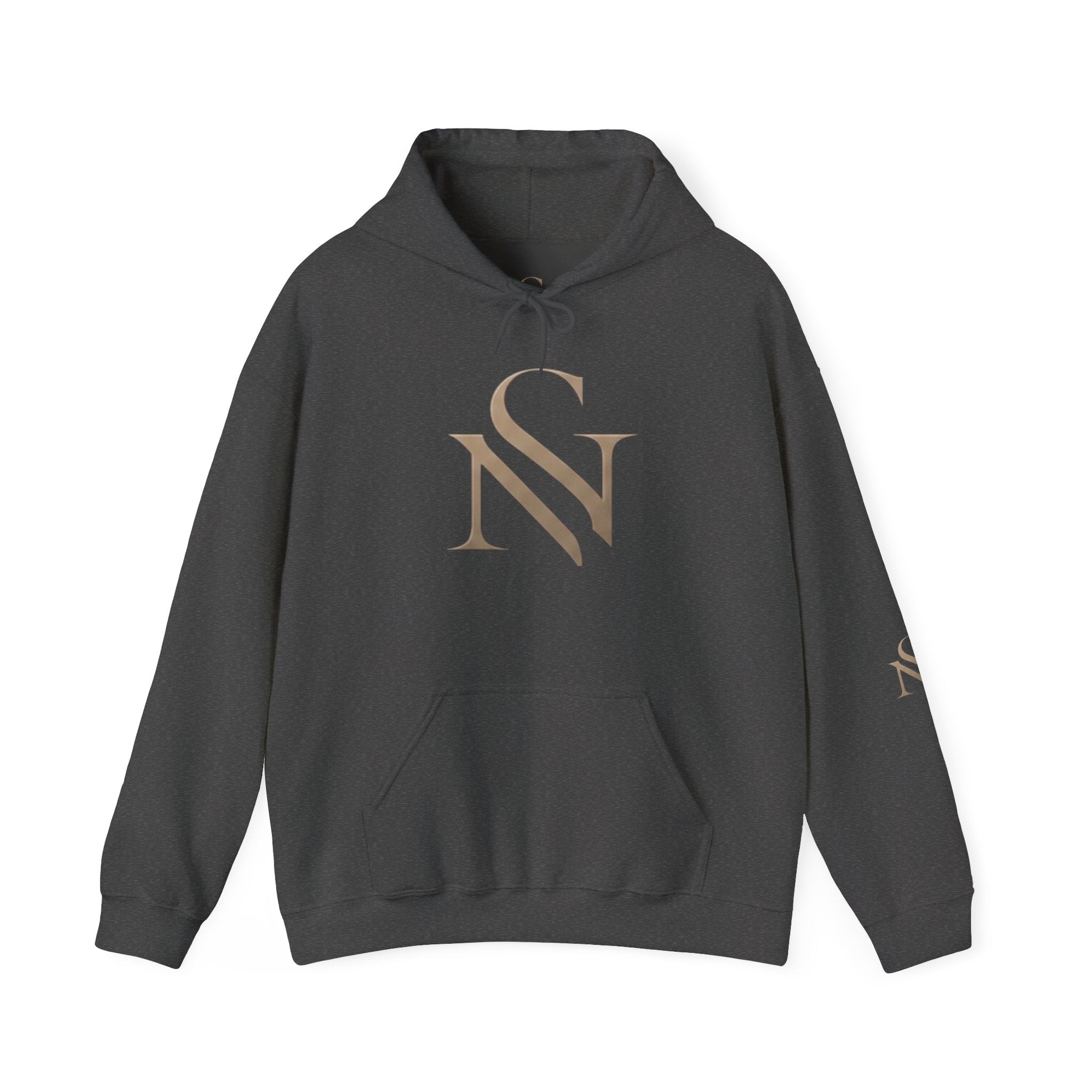 Presence in Motion Hoodie - Minimal Monogram Pullover