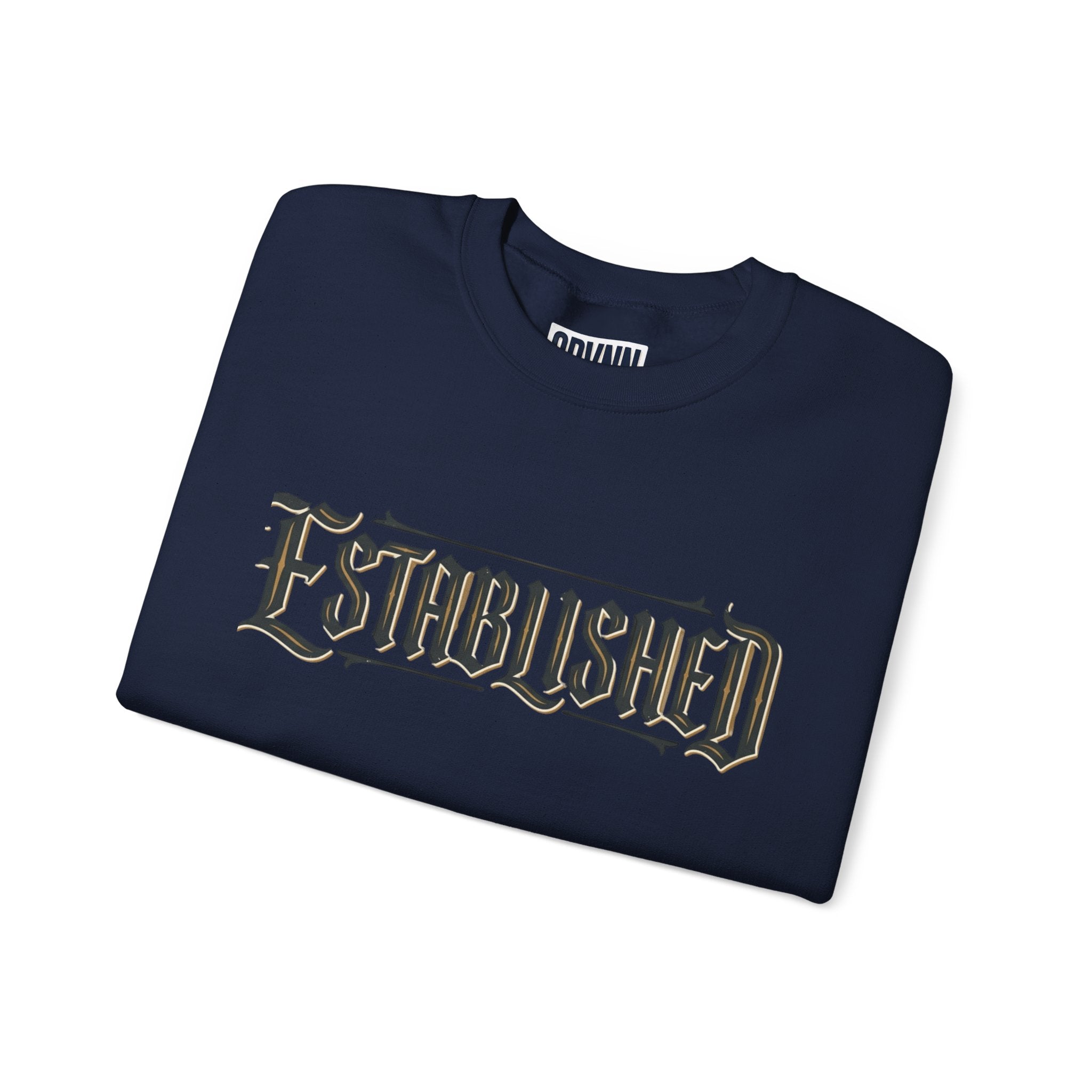 Established Gothic Crewneck Sweatshirt — Vintage Metal Band Style