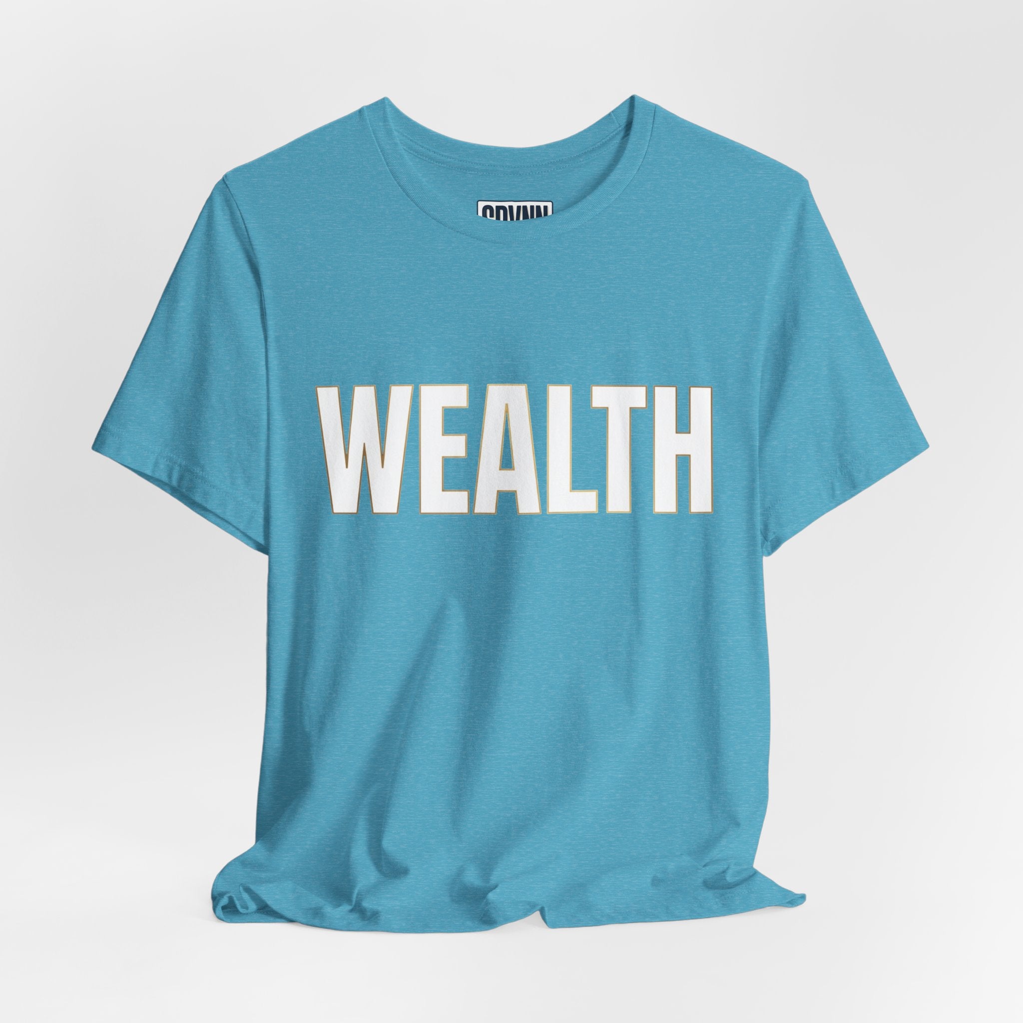 Wealth Graphic Tee — Bold 'WEALTH' Statement T-Shirt