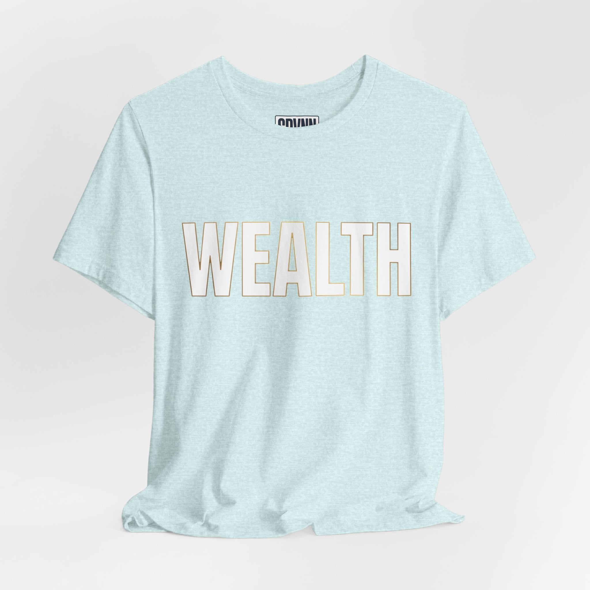 Wealth Graphic Tee — Bold 'WEALTH' Statement T-Shirt