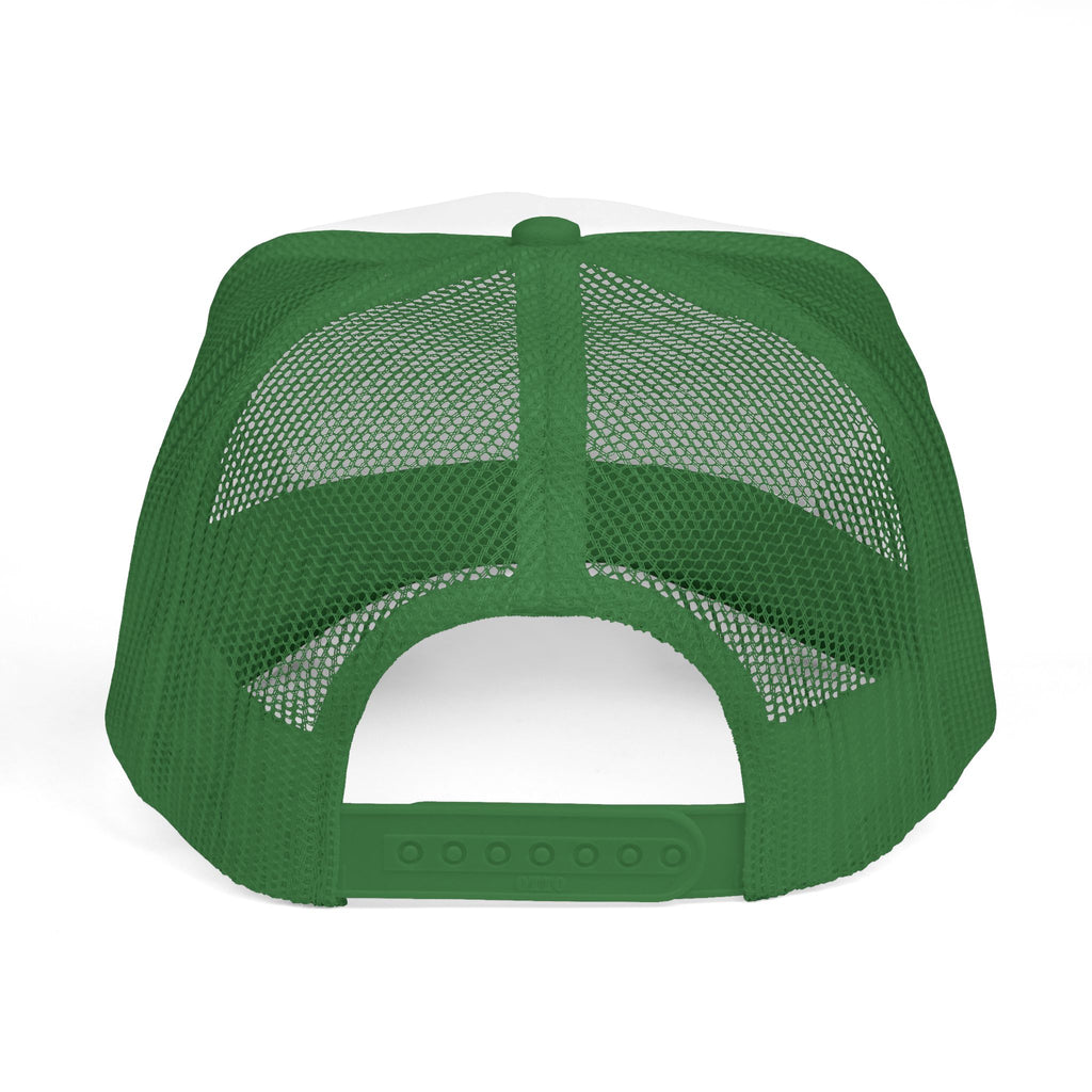 Embroidered 'SN' Monogram Trucker Cap — Classic Mesh Baseball Hat