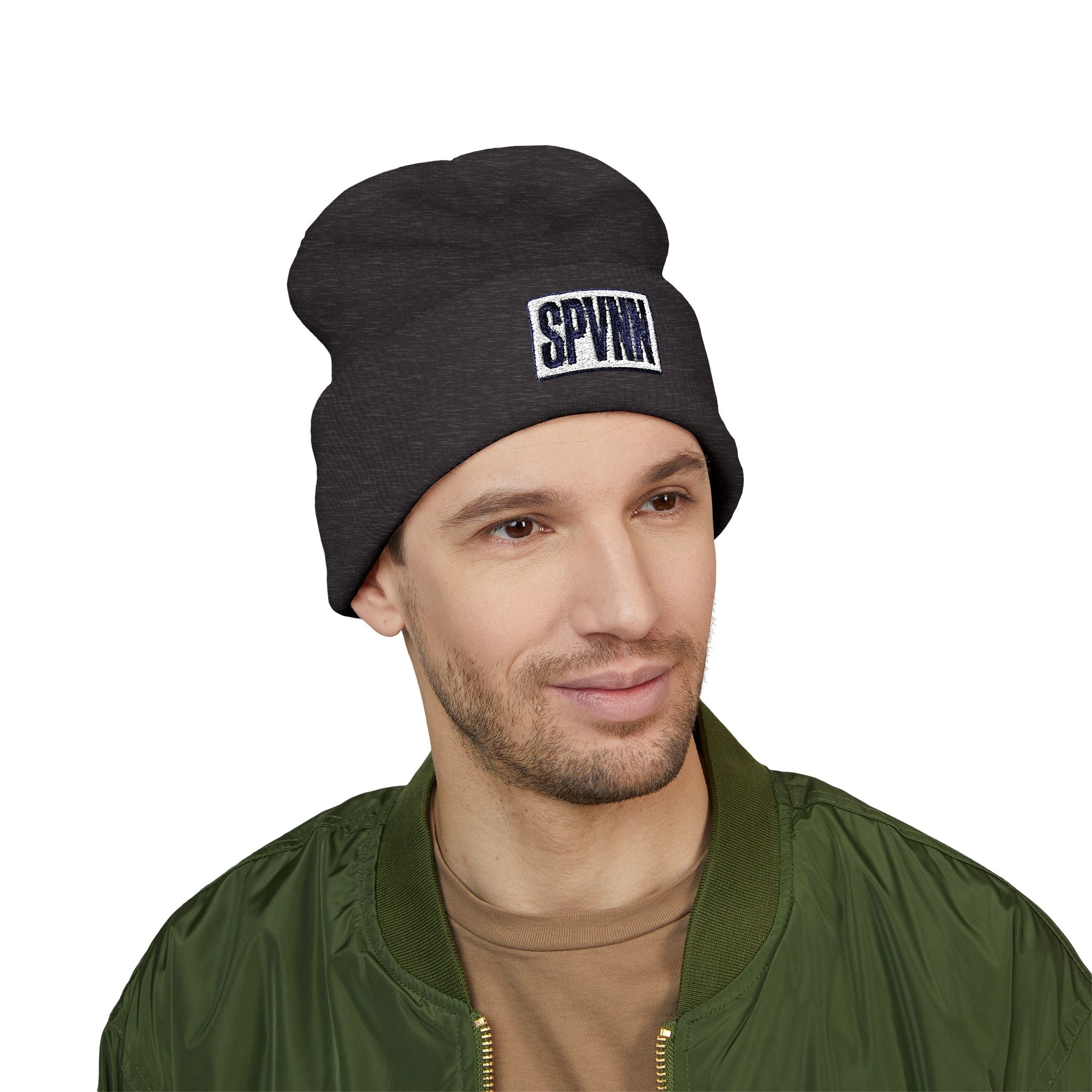 SPVNN Classic Cuffed Beanie — Embroidered Logo Knit Hat