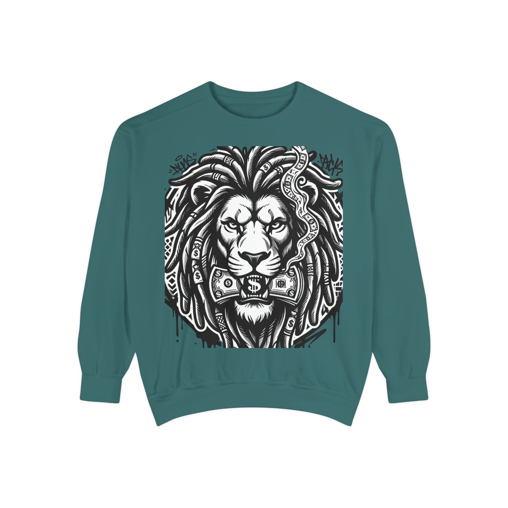 SPVNN Graffiti Lion Crewneck — Built Different Sweatshirt