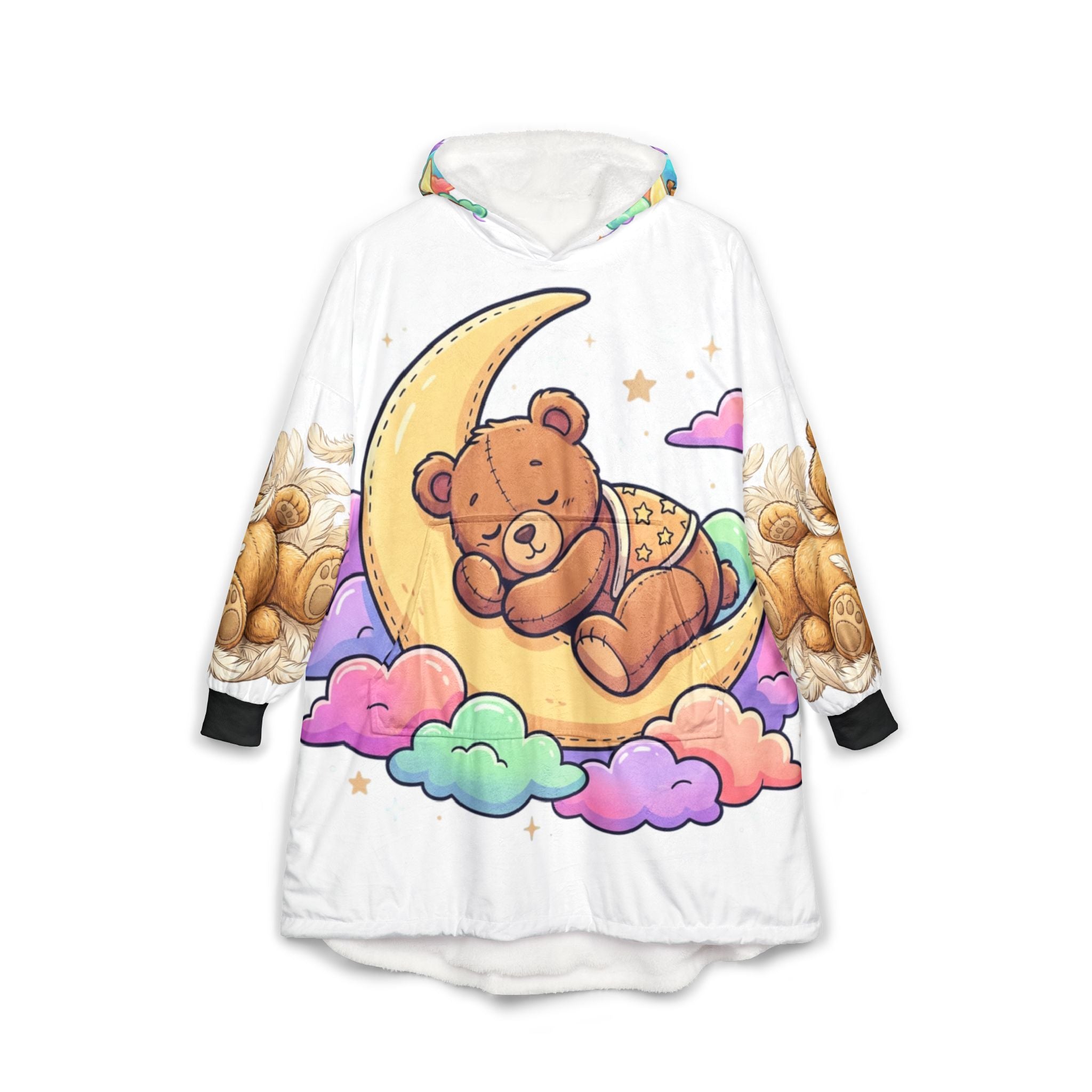 Teddy Bear Hooded Blanket