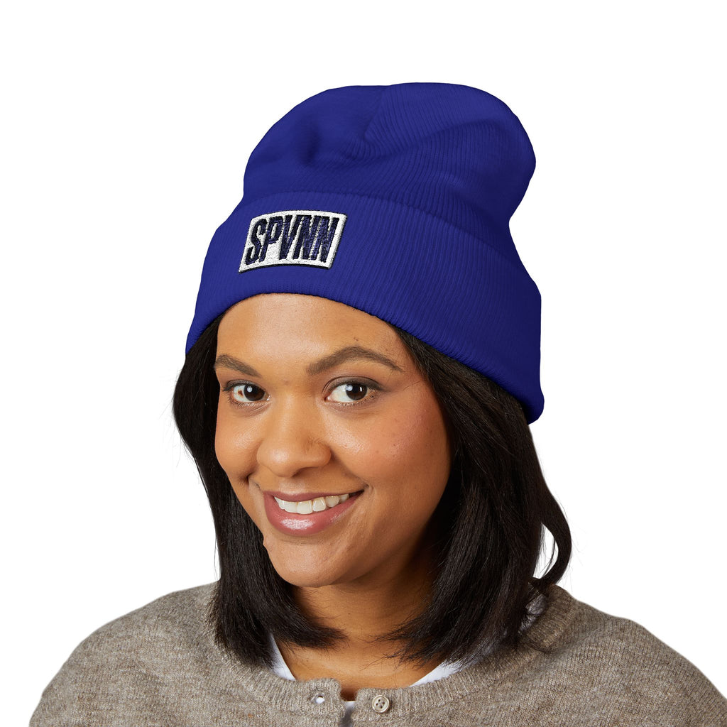 SPVNN Classic Cuffed Beanie — Embroidered Logo Knit Hat
