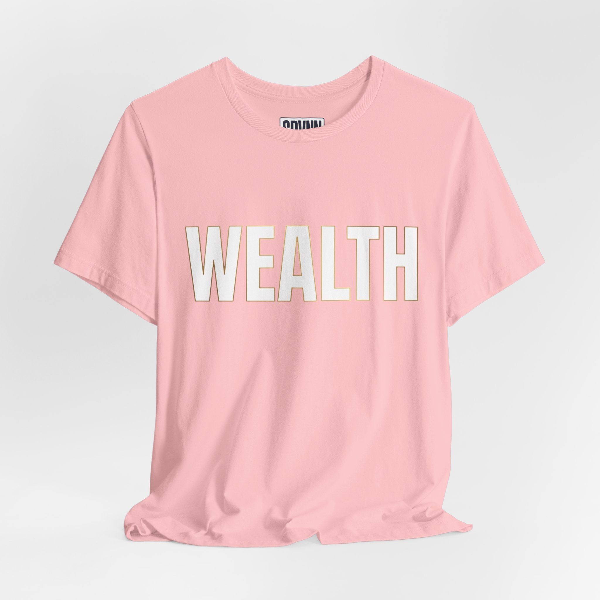 Wealth Graphic Tee — Bold 'WEALTH' Statement T-Shirt