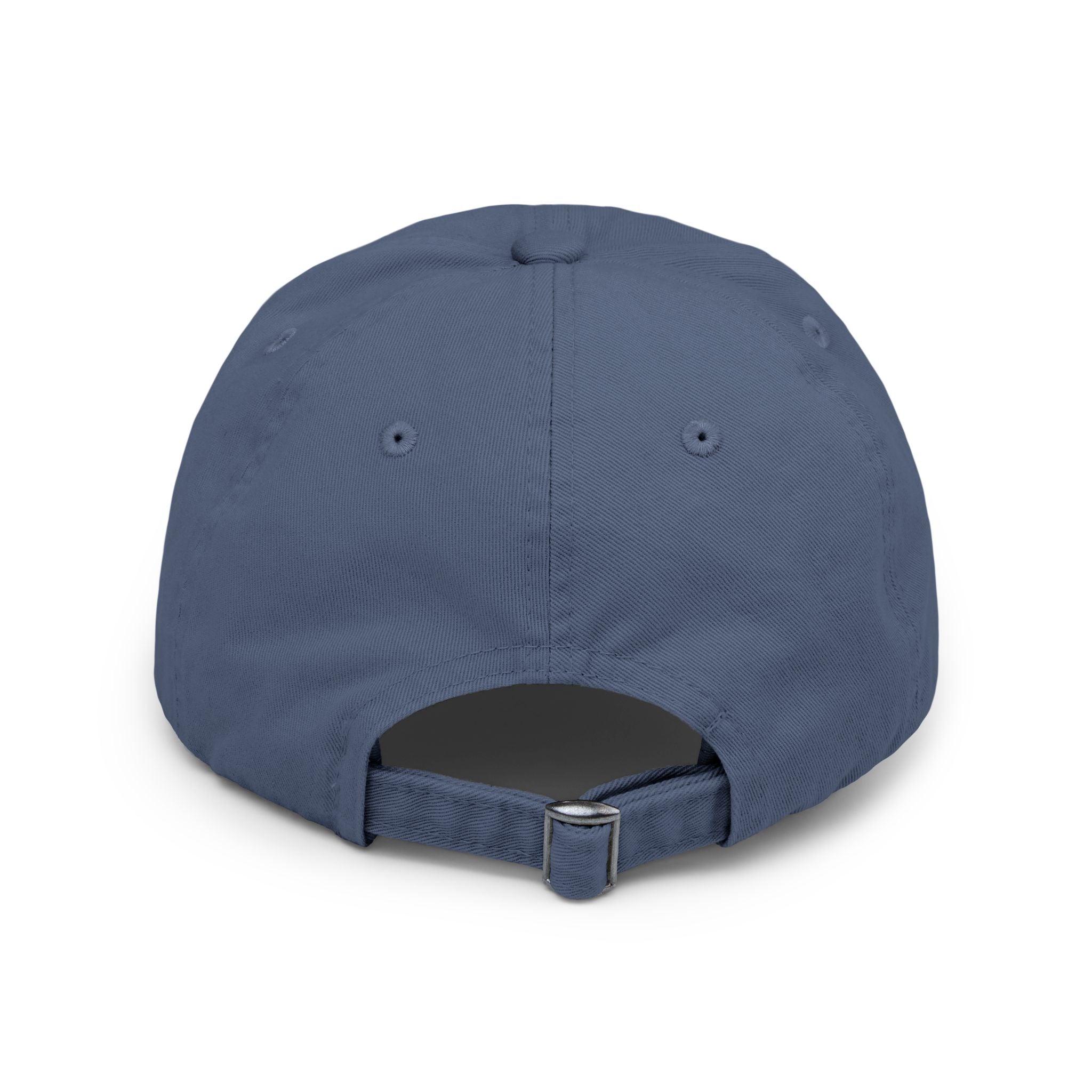 Distressed Black Baseball Cap with Gold 'SN' Monogram — Vintage Casual Hat