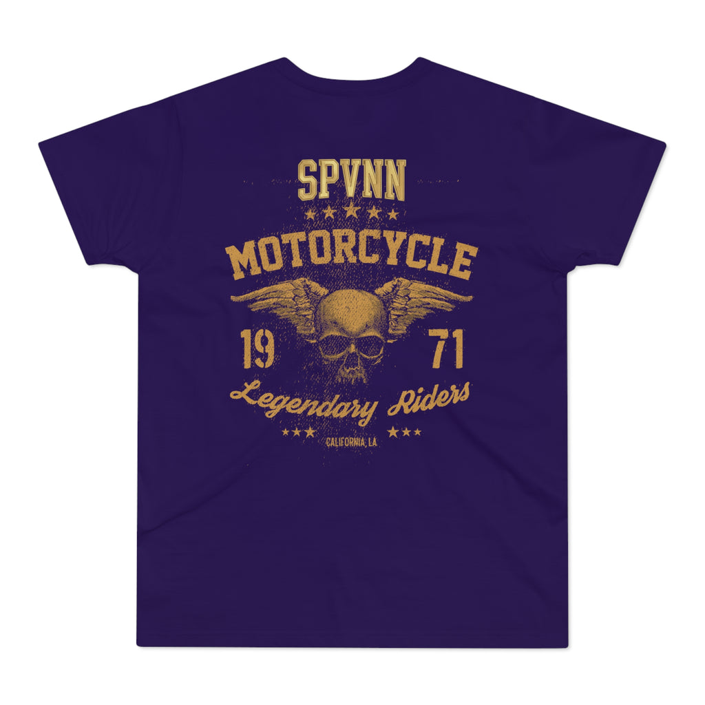 Motorcycle Skull T-Shirt — Vintage Biker Graphic Tee