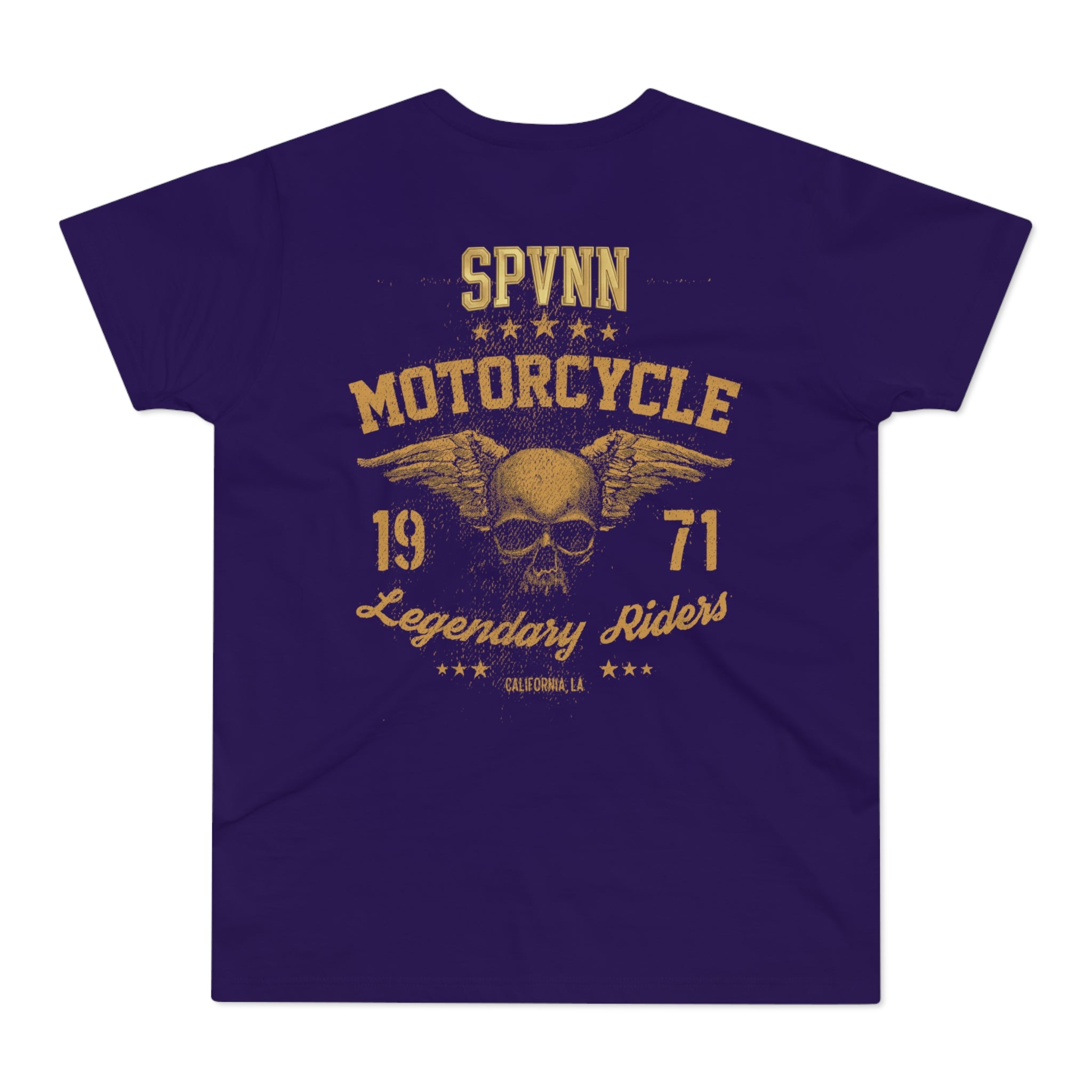 Motorcycle Skull T-Shirt — Vintage Biker Graphic Tee
