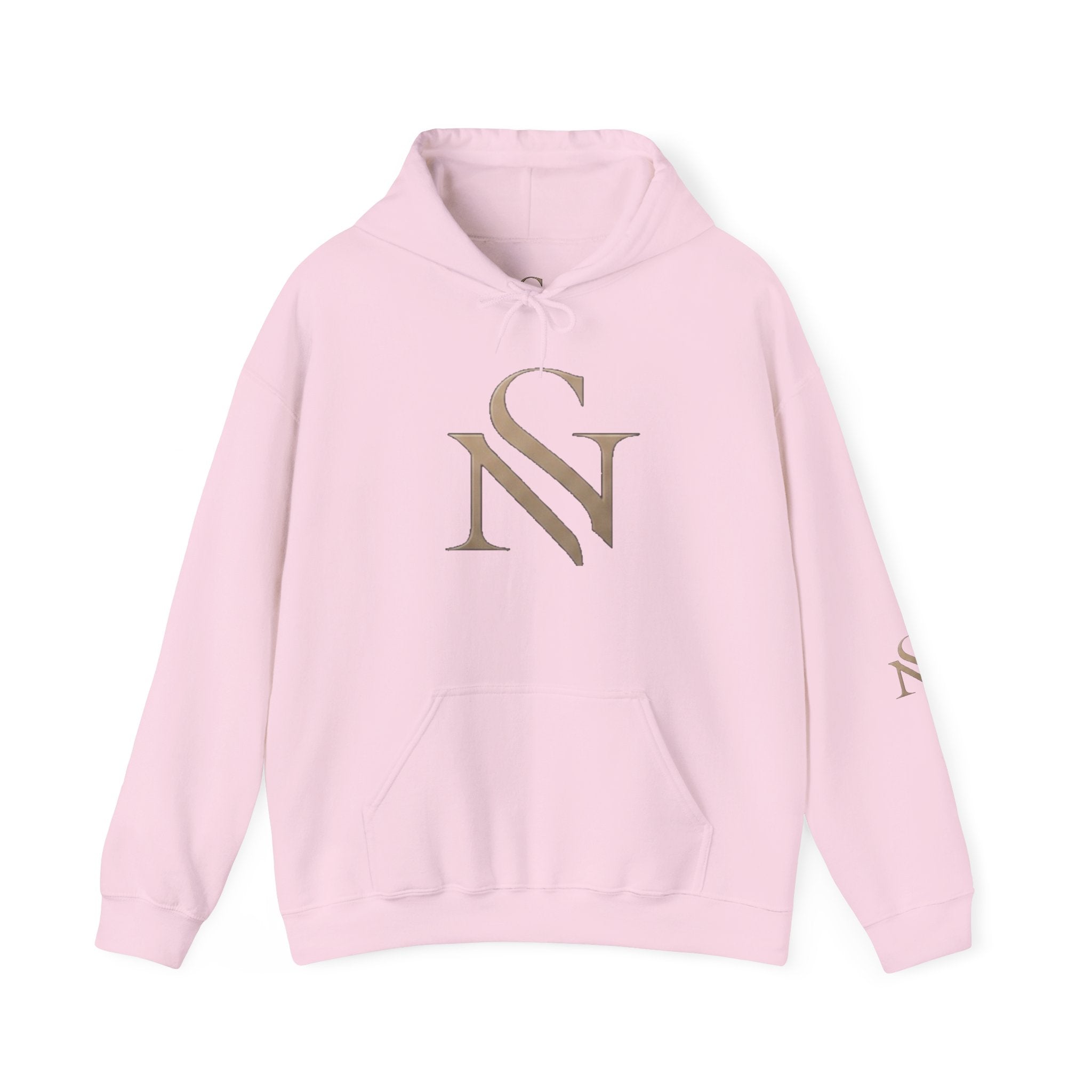 Presence in Motion Hoodie - Minimal Monogram Pullover