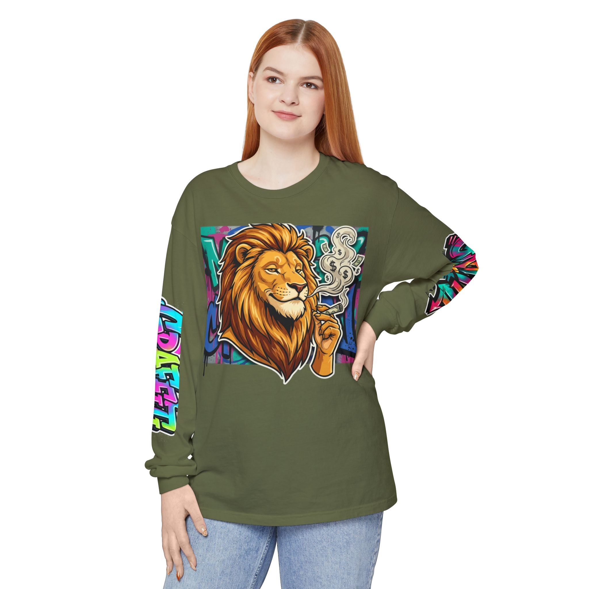 SPVNN Lion Graffiti Long Sleeve — King City Streetwear Tee