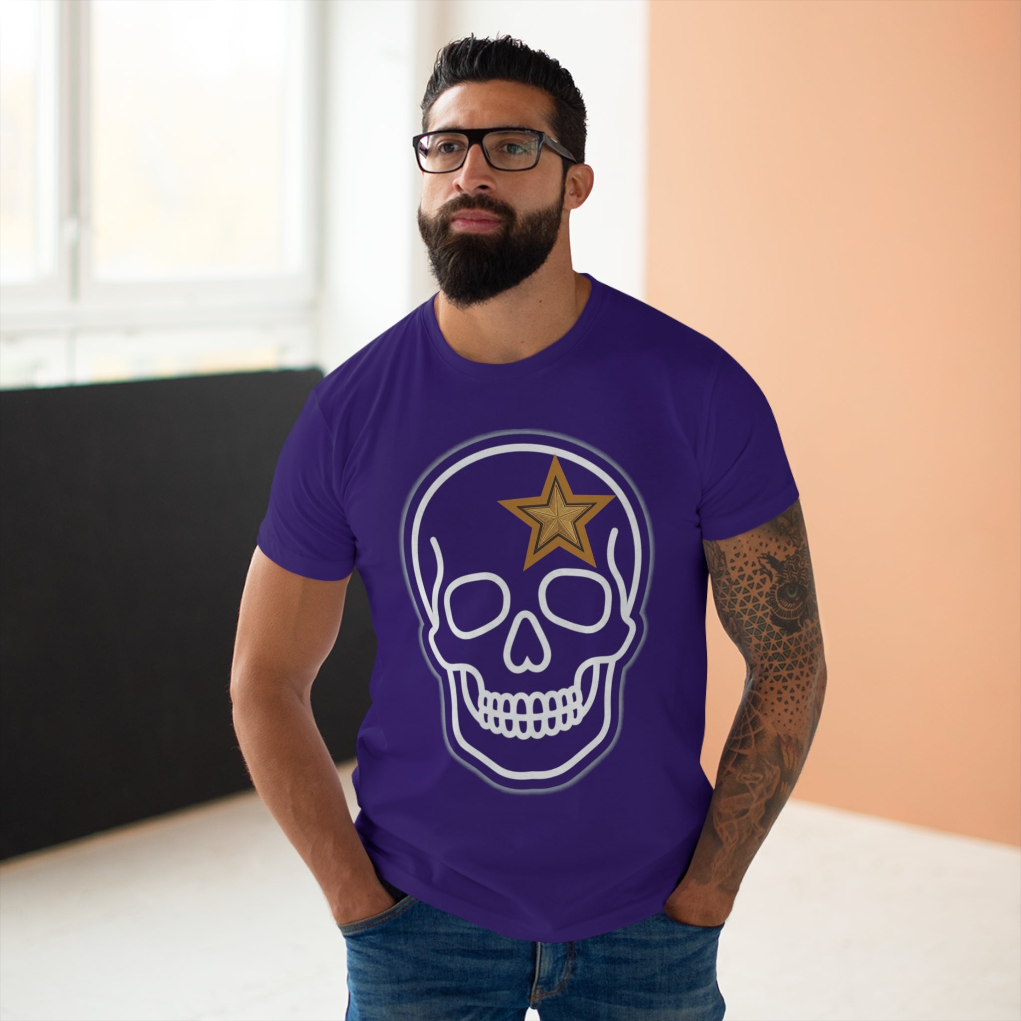 Motorcycle Skull T-Shirt — Vintage Biker Graphic Tee