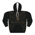Hoodie — Black Gold SPVNN Logo All-Over Print Pullover