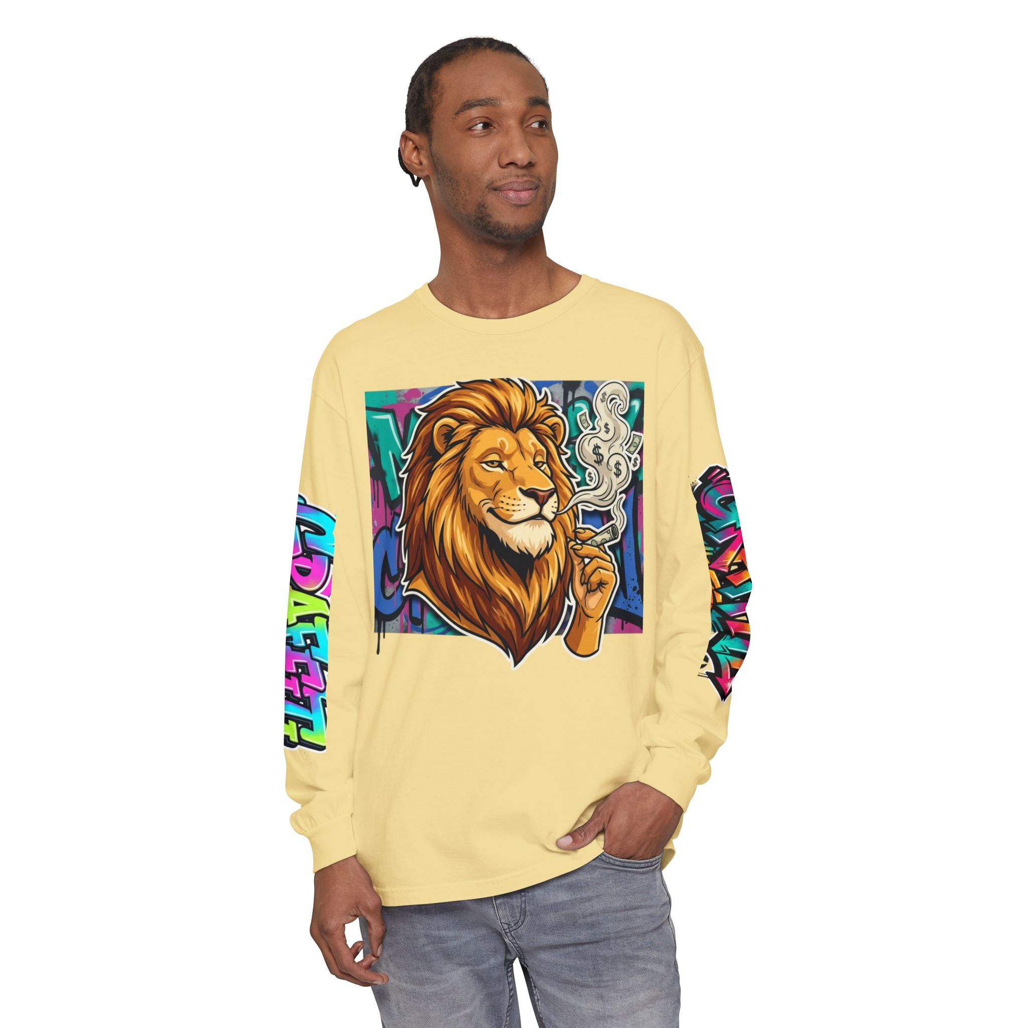 SPVNN Lion Graffiti Long Sleeve — King City Streetwear Tee