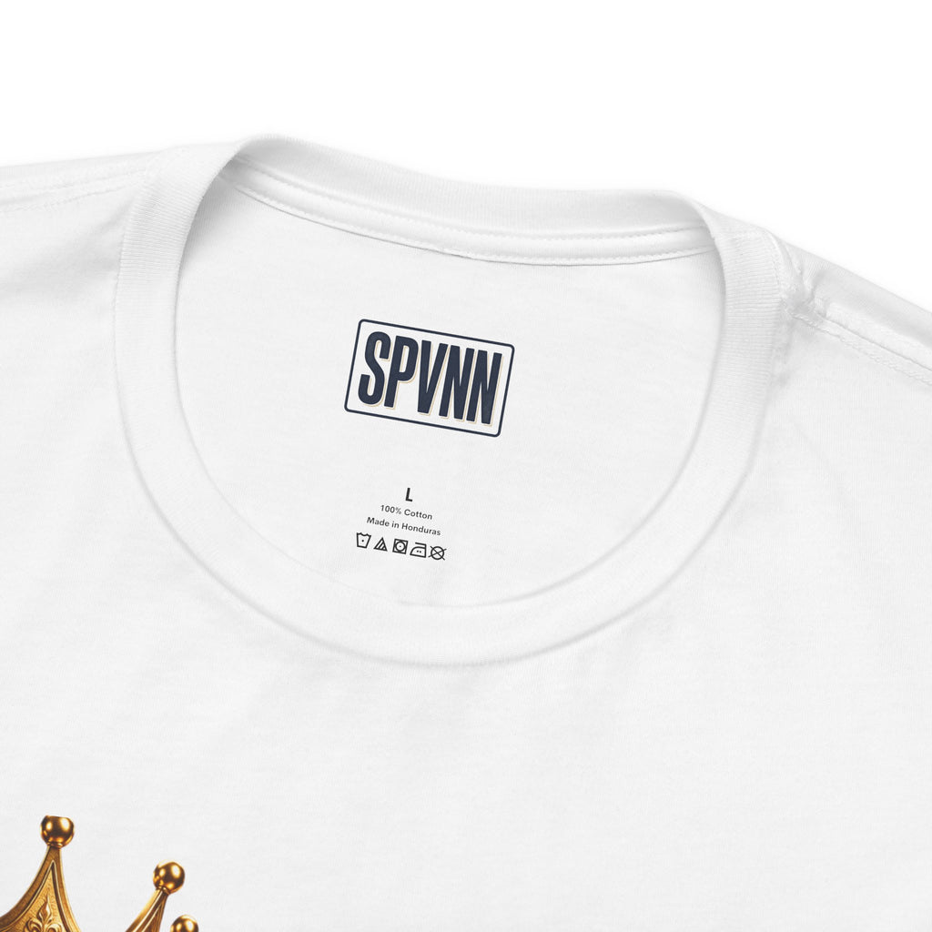 King Graphic Tee — Gold Crown Shirt for Men & Fathers