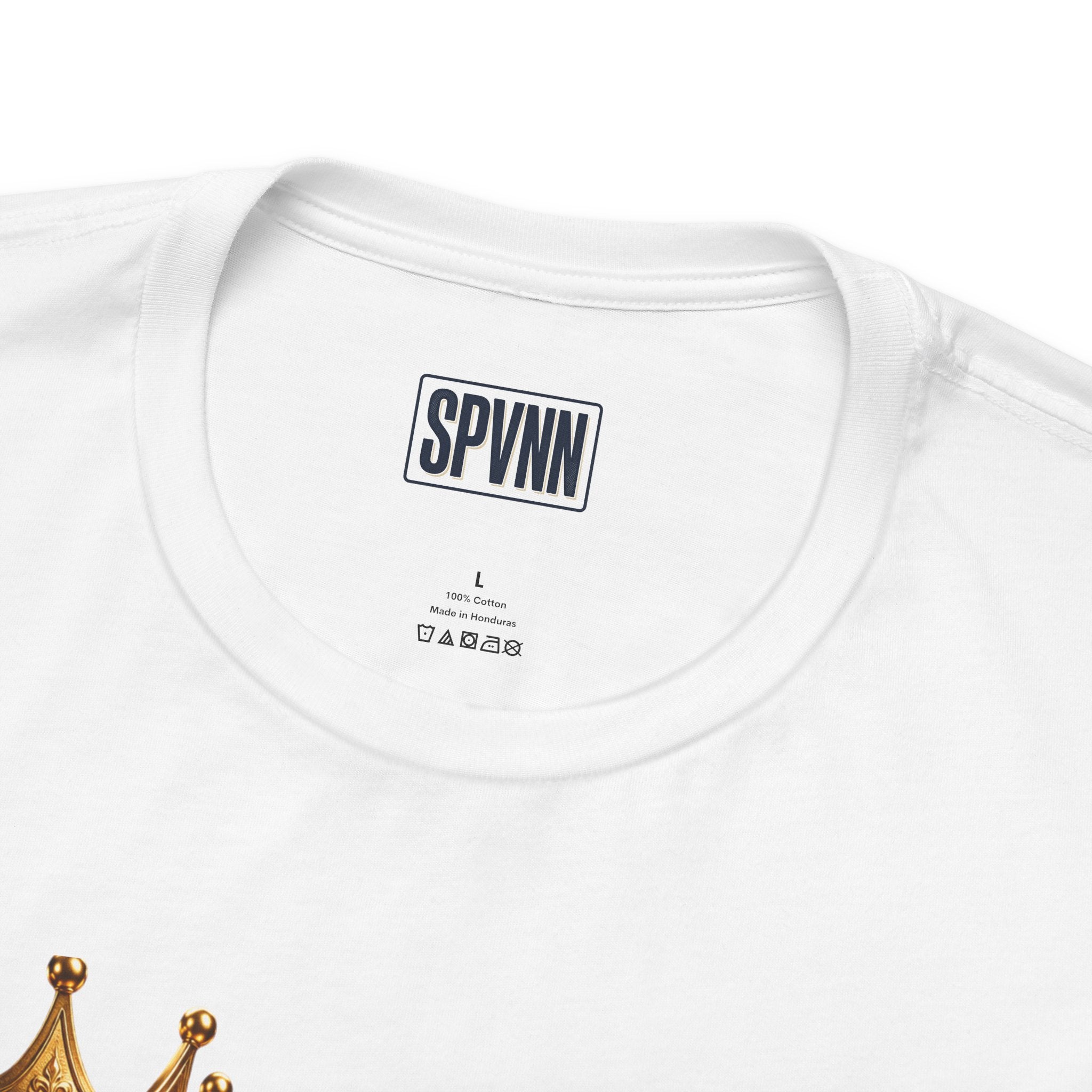King Graphic Tee — Gold Crown Shirt for Men & Fathers