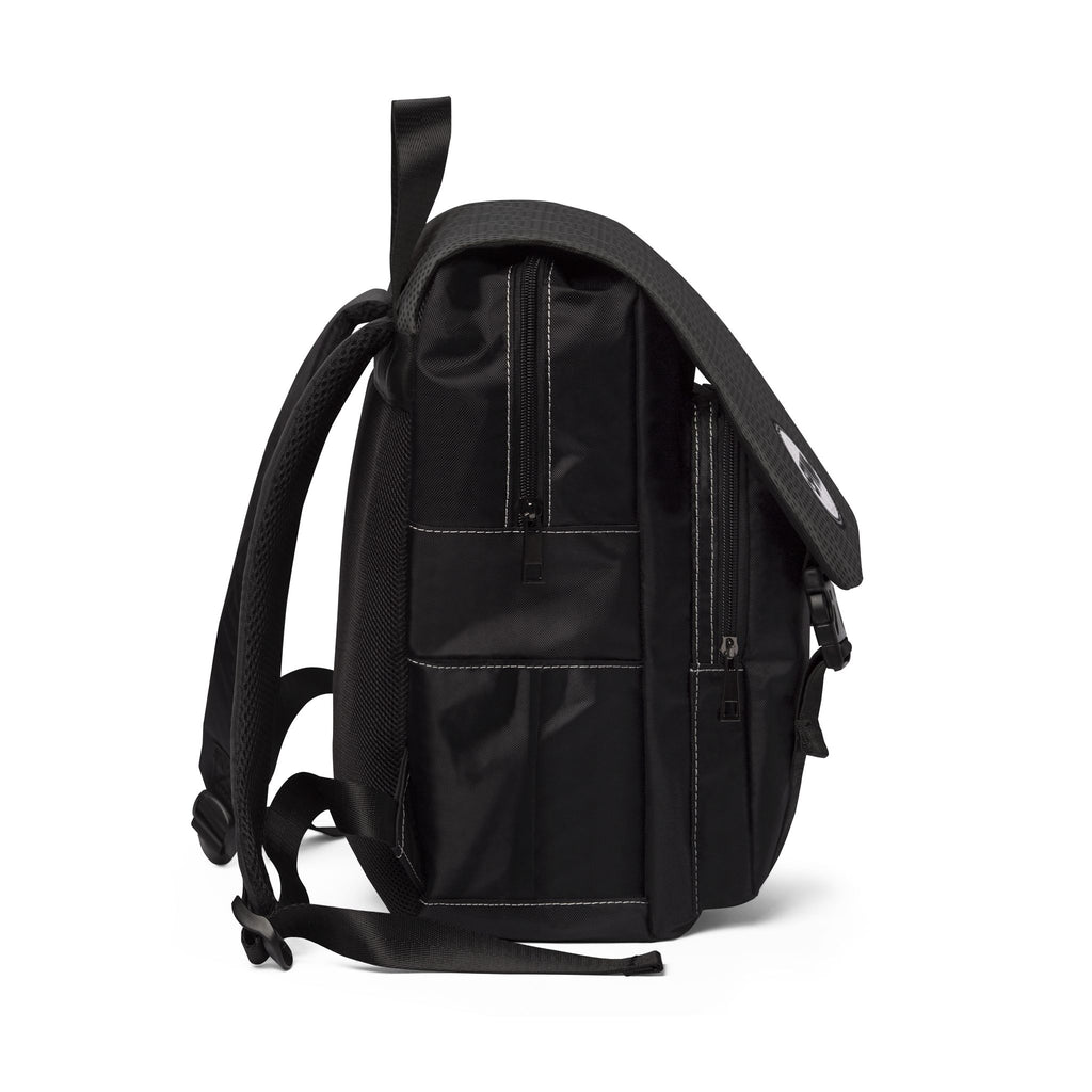 Casual Shoulder Backpack — SPVNN Logo Quilted Flap Daypack