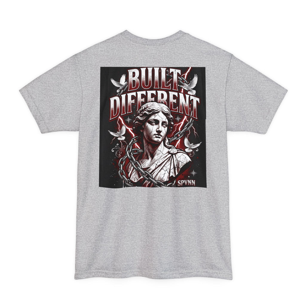 SPVNN Built Different Statue Graphic Tee — Vintage Gothic Streetwear