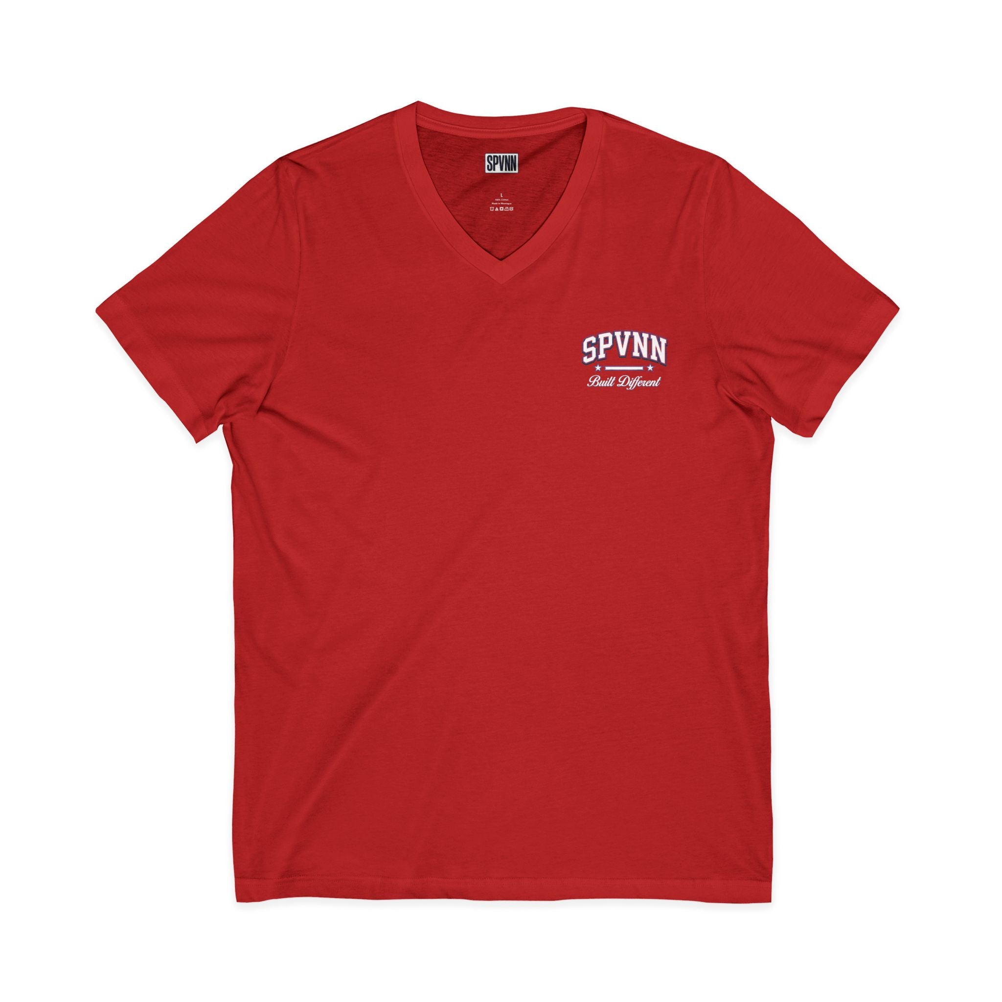V-Neck Tee - "Self-Made Millionaire" Motivational