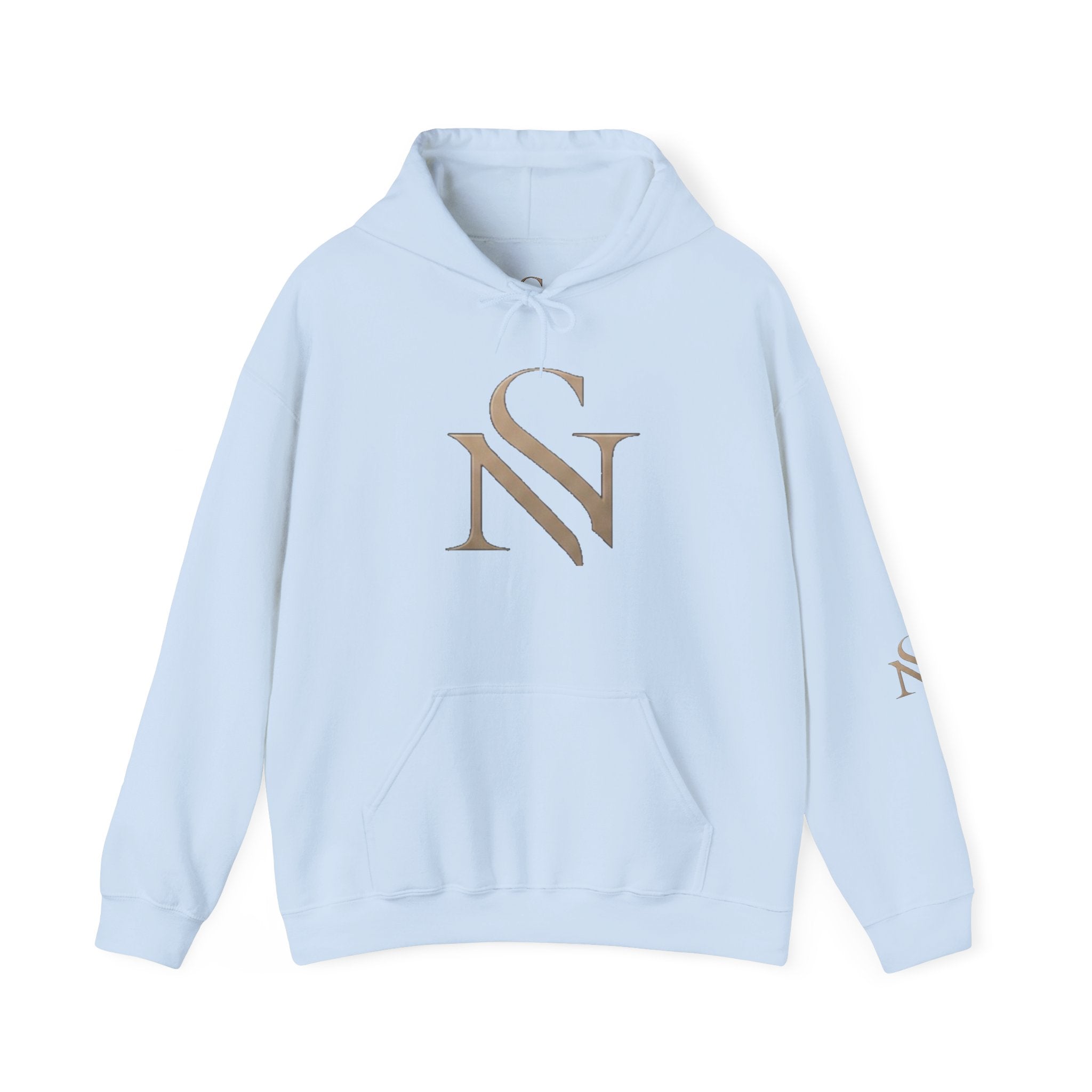 Presence in Motion Hoodie - Minimal Monogram Pullover
