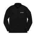 Embroidered Quarter-Zip Pullover — White adidas Performance Top